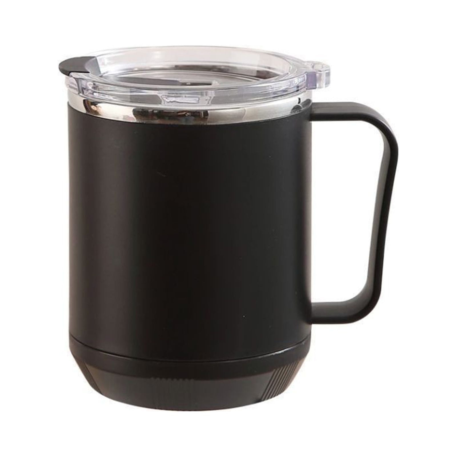 Insulated Coffee Mug with Handle & Lid - 17oz Stainless Steel Travel Tumbler, Double Wall Vacuum (Black) by PALIFEUR 10_【XL Capacity】 17oz Large Capacity Coffee Mug - Image 3