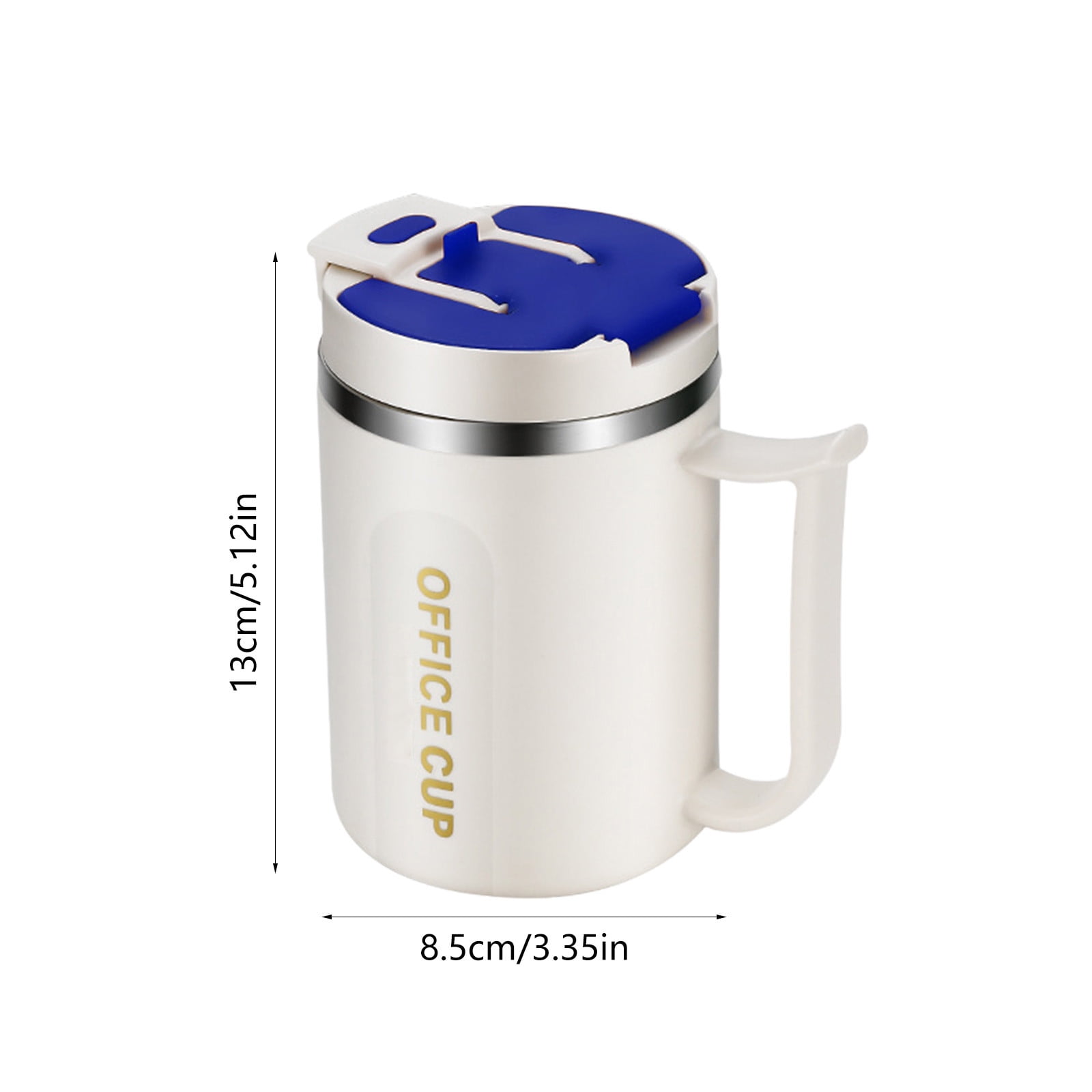 Insulated Coffee Mug with Handle & Lid - 17oz Stainless Steel Travel Tumbler, Double Wall Vacuum (Black) by PALIFEUR 14_【Outdoor Ready】 Shockproof Camping Coffee Cup - Image 4