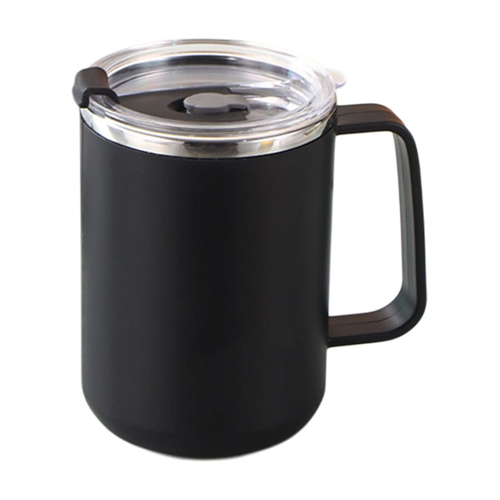Insulated Coffee Mug with Handle & Lid - 17oz Stainless Steel Travel Tumbler, Double Wall Vacuum (Black) by PALIFEUR 21_【Price Drop】 Now Available at a Reduced Price! - Image 3