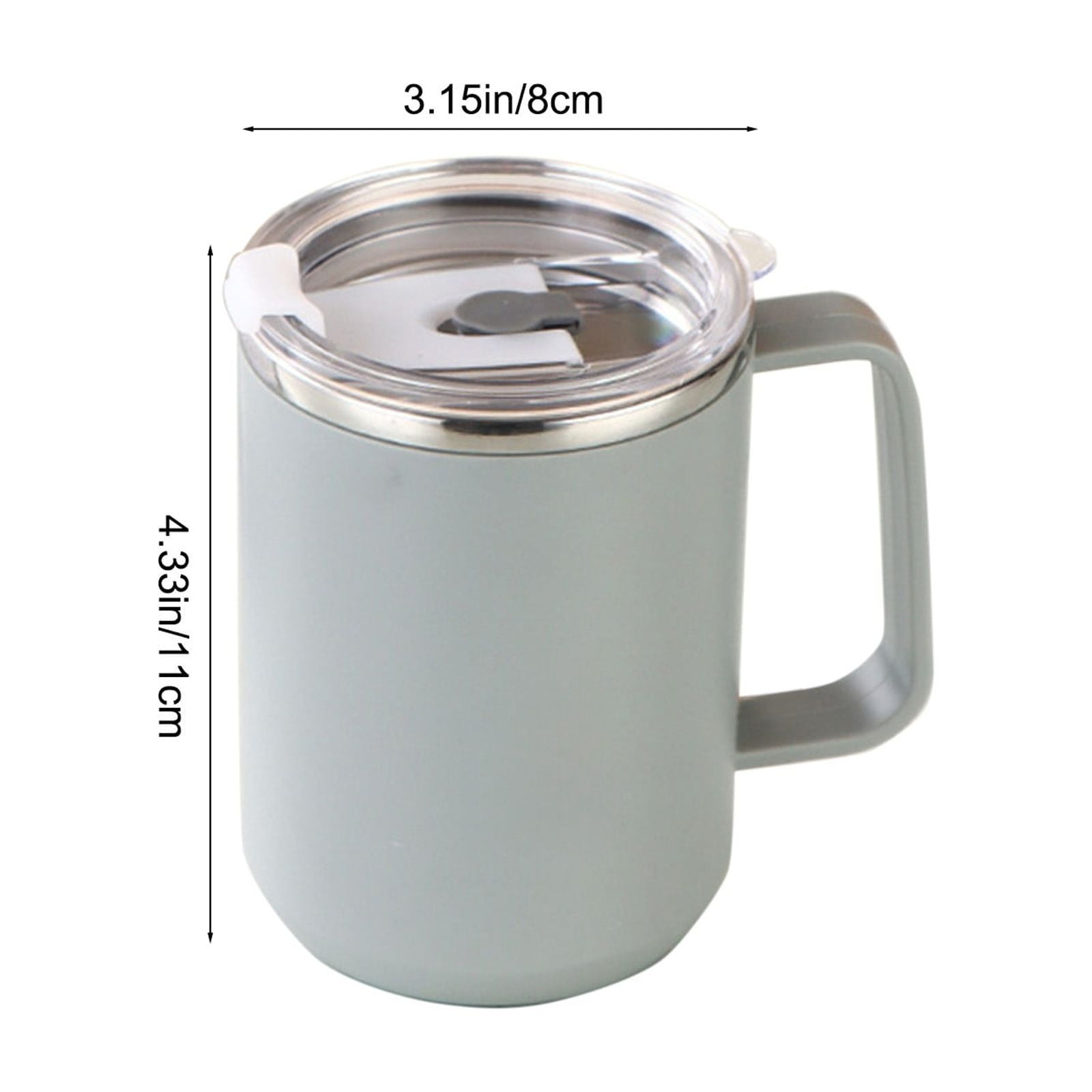 Insulated Coffee Mug with Handle & Lid - 17oz Stainless Steel Travel Tumbler, Double Wall Vacuum (Black) by PALIFEUR 24_【On Sale】 Now at a Discounted Price - Don't Miss Out! - Image 5