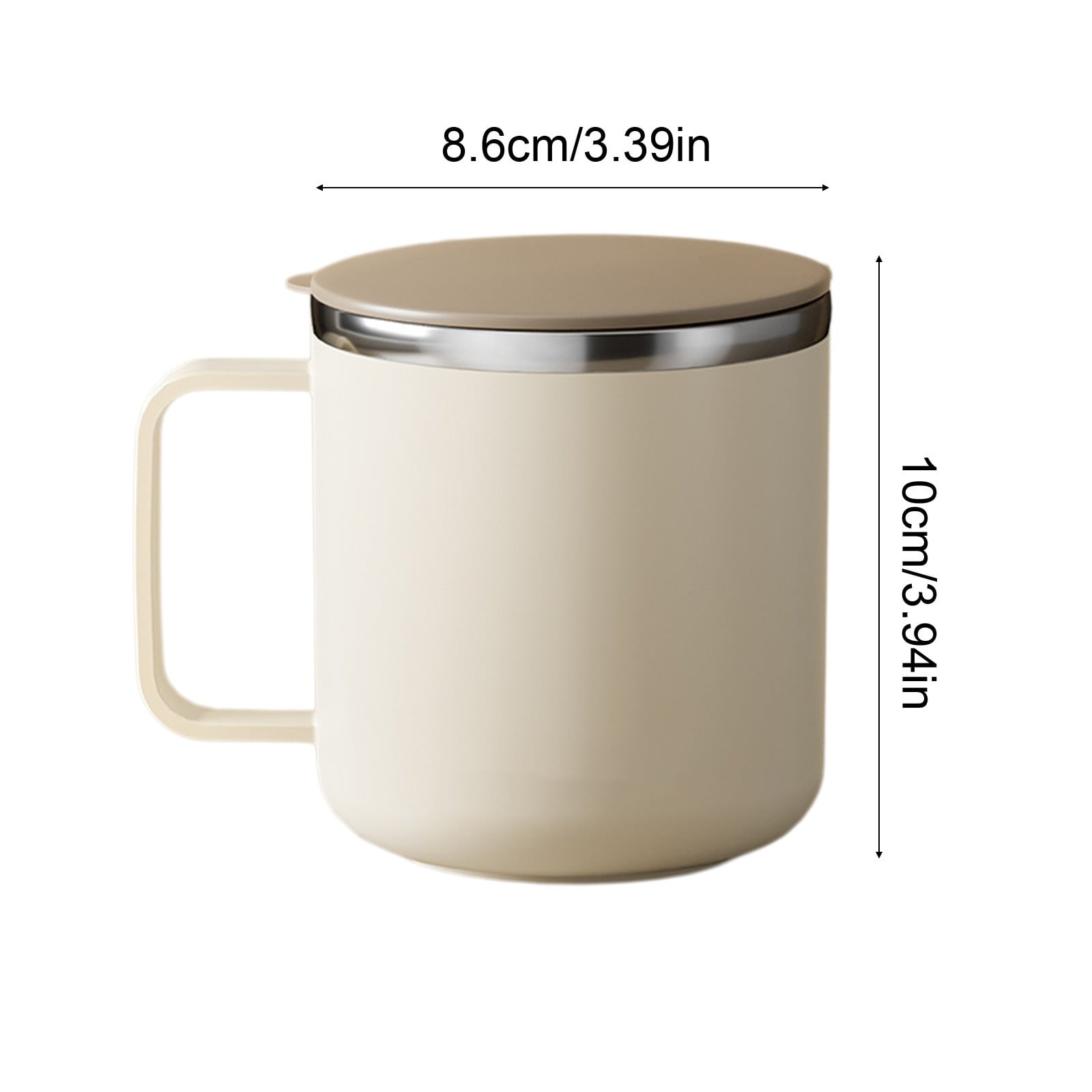 Insulated Coffee Mug with Handle & Lid - 17oz Stainless Steel Travel Tumbler, Double Wall Vacuum (Black) by PALIFEUR 27_【Durability Guarantee】 2-Year Warranty Unbreakable Coffee Mug - Image 4
