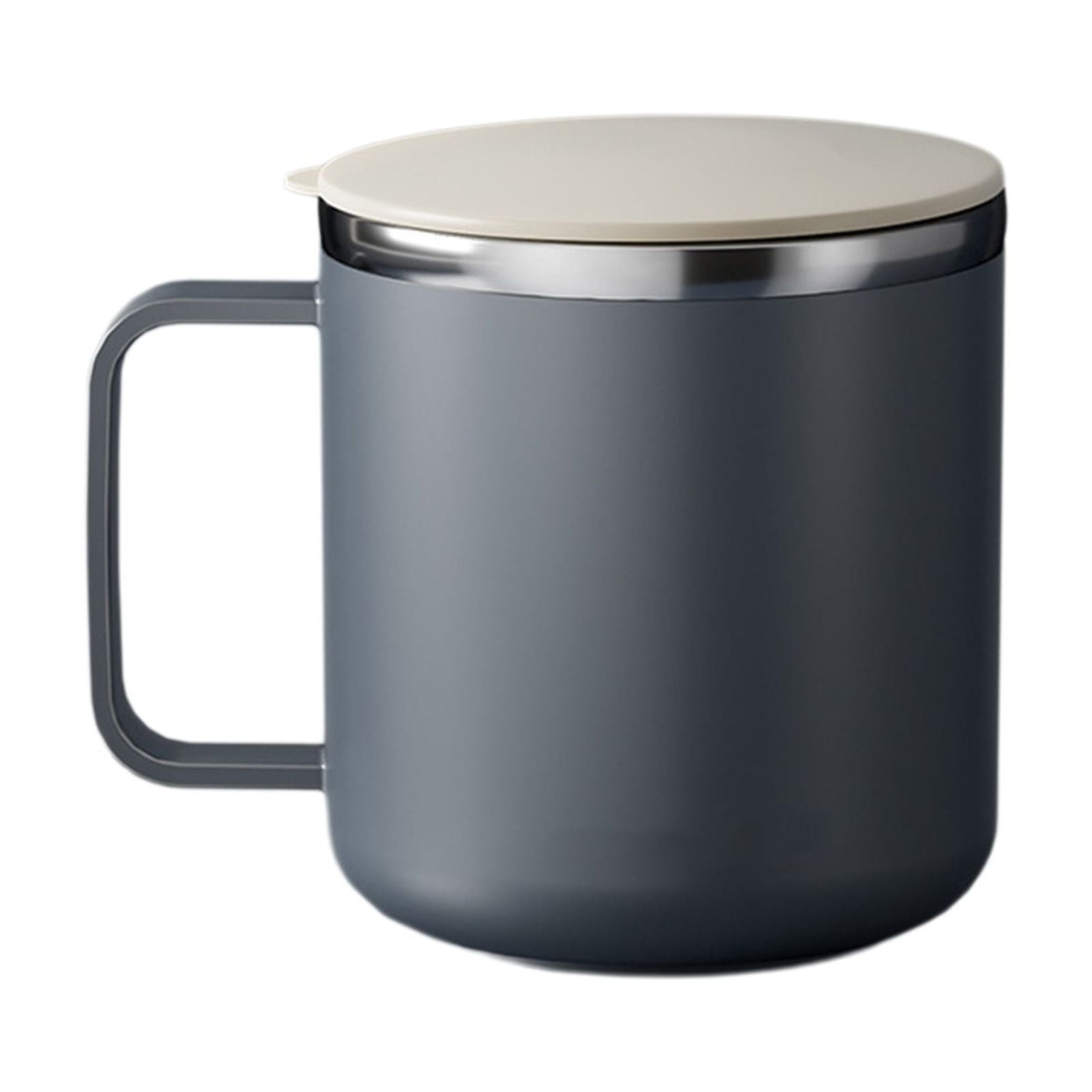 Insulated Coffee Mug with Handle & Lid - 17oz Stainless Steel Travel Tumbler, Double Wall Vacuum (Black) by PALIFEUR 28_【Eco-Friendly Choice】 Reusable Sustainable Coffee Cup - Image 3
