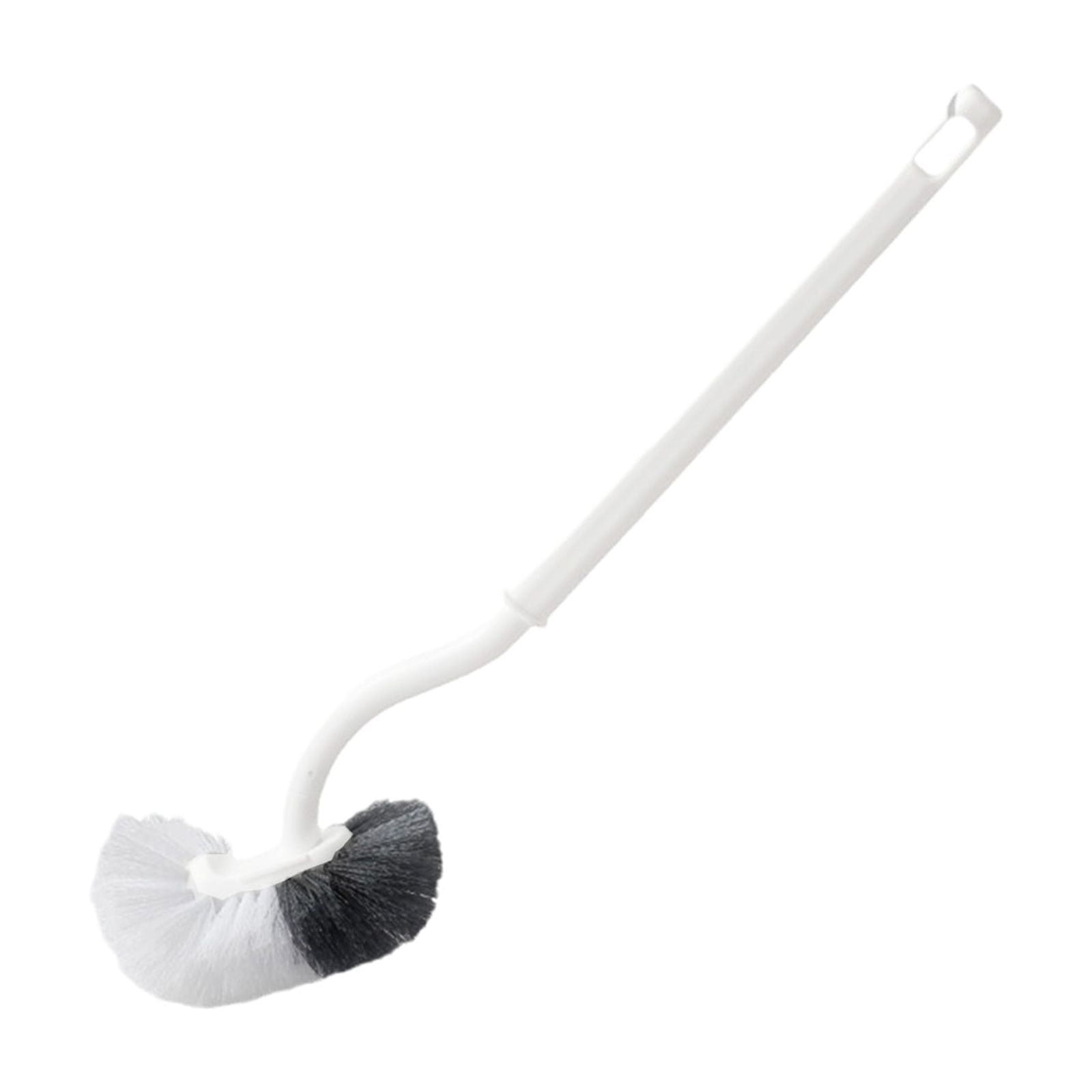 Tyidzon Bathroom Toilet Bowl Brush, Curved Design Toilet Brush for Deep Cleaning Under Rim, Easy Handy Compact Toilet Bowl Cleaner Brush for Bathroom White - Image 8