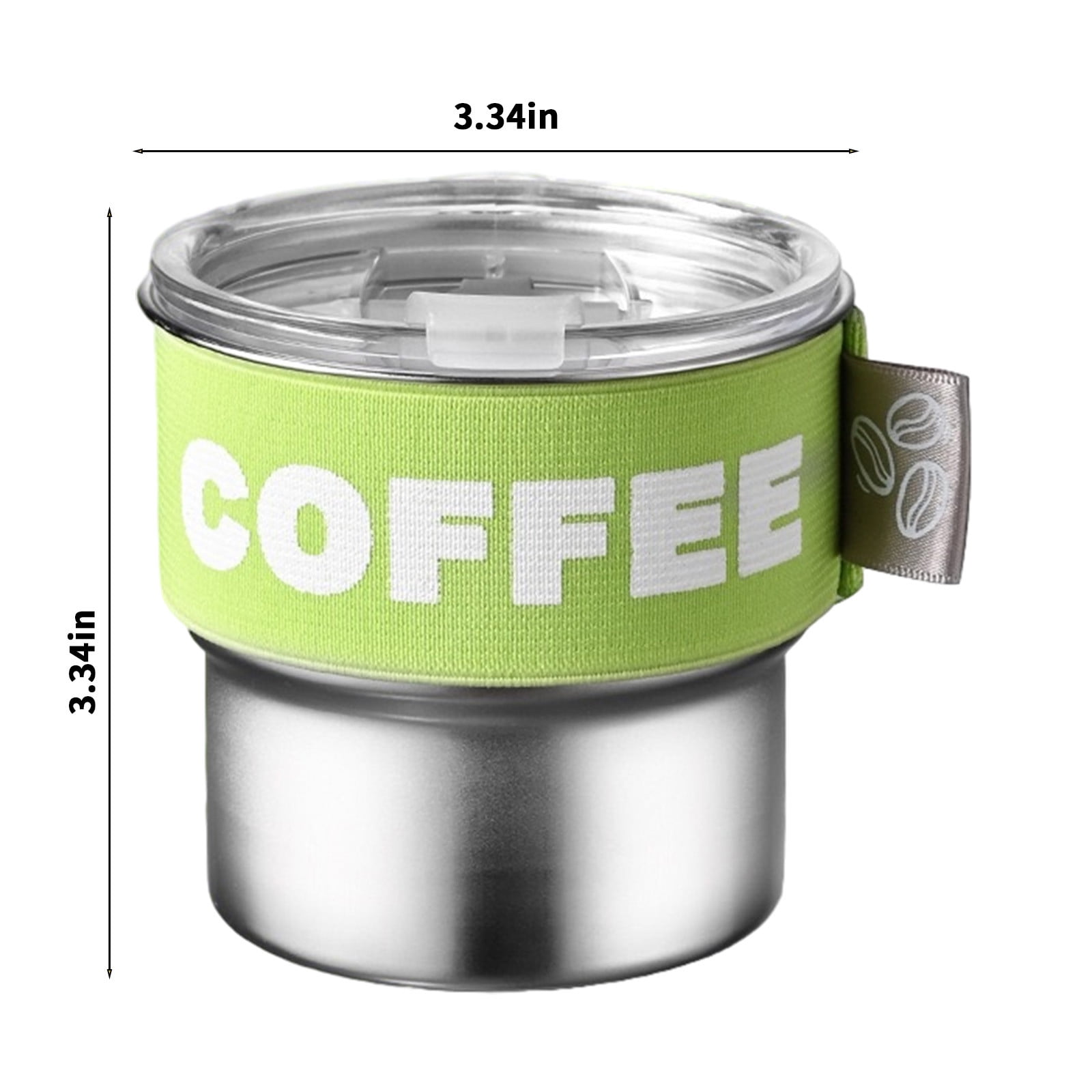 Tyidzon Insulated Coffee Mug, 20oz Stainless Steel Tumbler with Slider Lid Travel Coffee Cups with Handle for Camping Office Home, Blue ZA_#Green - Image 3