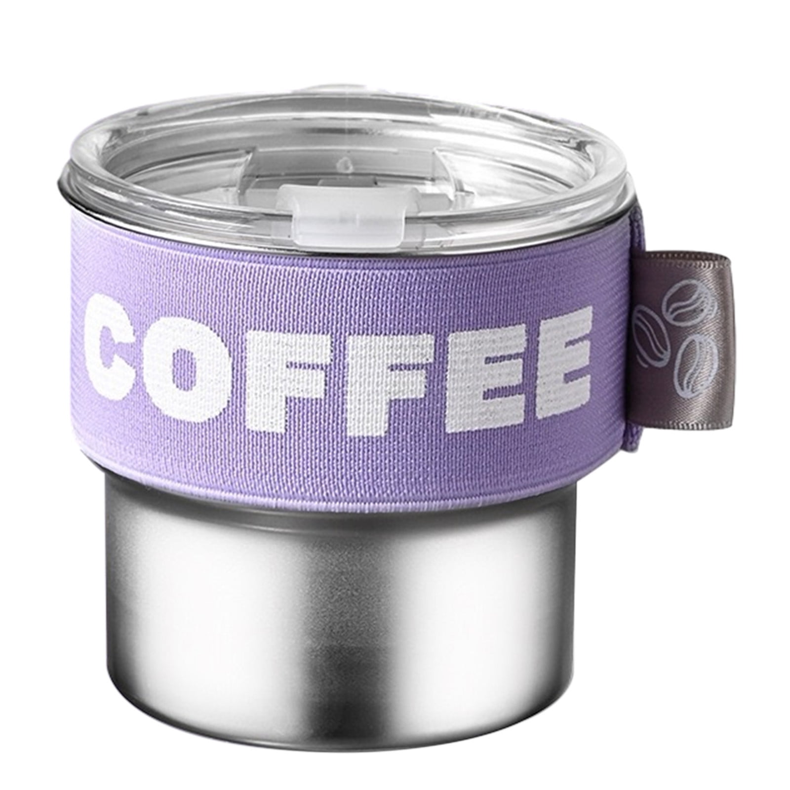 Tyidzon Insulated Coffee Mug, 20oz Stainless Steel Tumbler with Slider Lid Travel Coffee Cups with Handle for Camping Office Home, Blue ZA_#Purple - Image 2