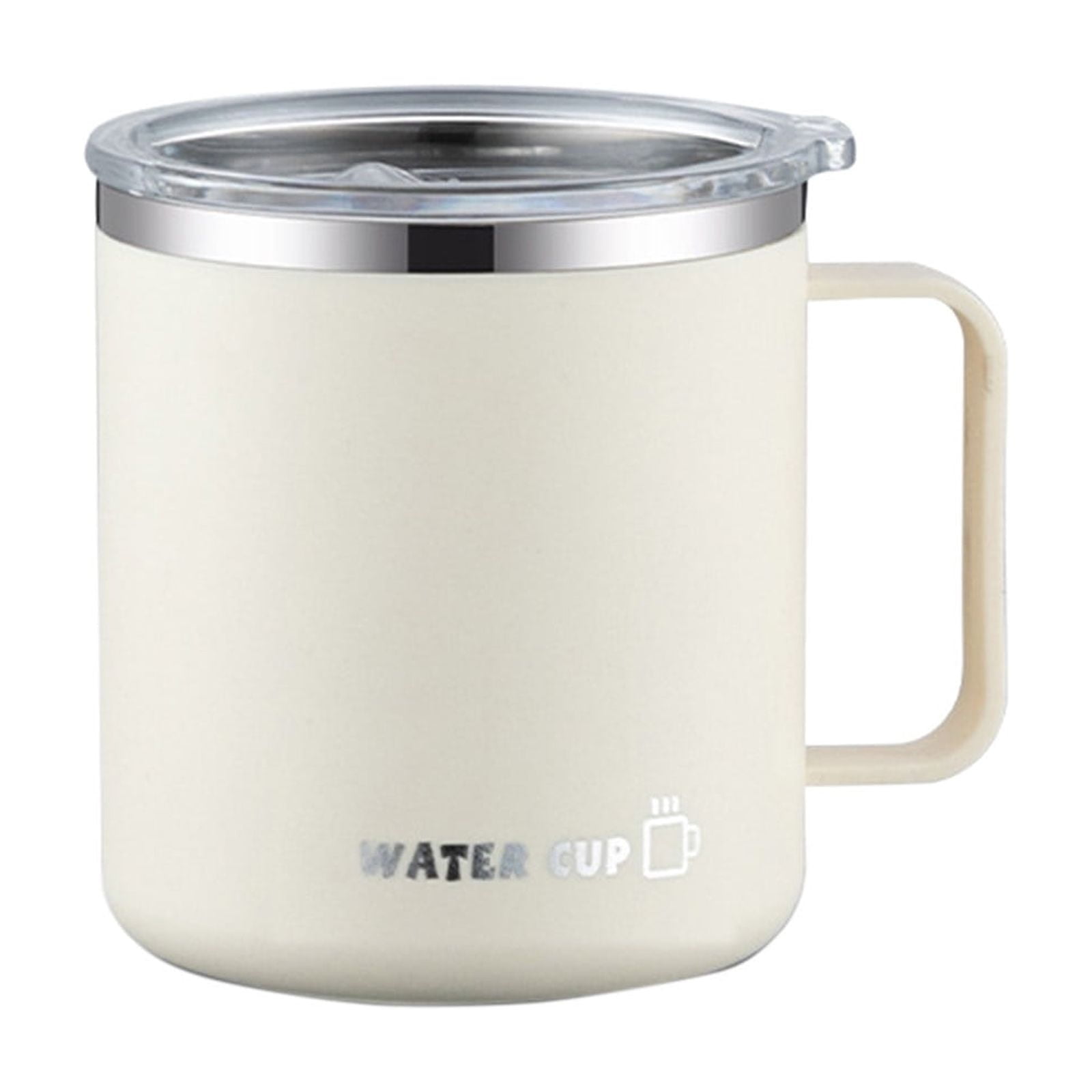 Tyidzon Insulated Coffee Mug, 20oz Stainless Steel Tumbler with Slider Lid Travel Coffee Cups with Handle for Camping Office Home, Blue ZC_#White - Image 2