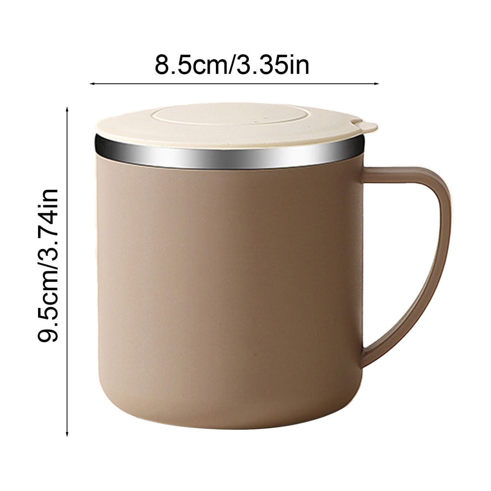 Tyidzon Insulated Coffee Mug, 20oz Stainless Steel Tumbler with Slider Lid Travel Coffee Cups with Handle for Camping Office Home, Blue ZD_#Coffee - Image 3