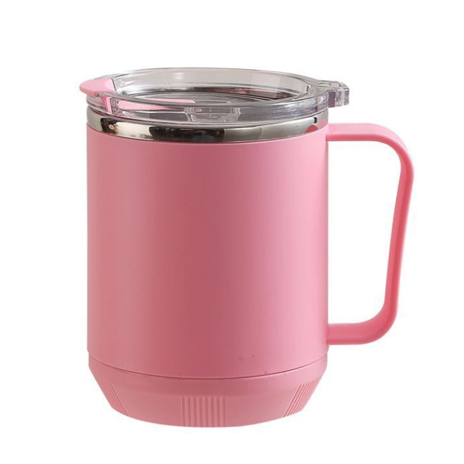 Tyidzon Insulated Coffee Mug, 20oz Stainless Steel Tumbler with Slider Lid Travel Coffee Cups with Handle for Camping Office Home, Blue ZF_#Pink - Image 2