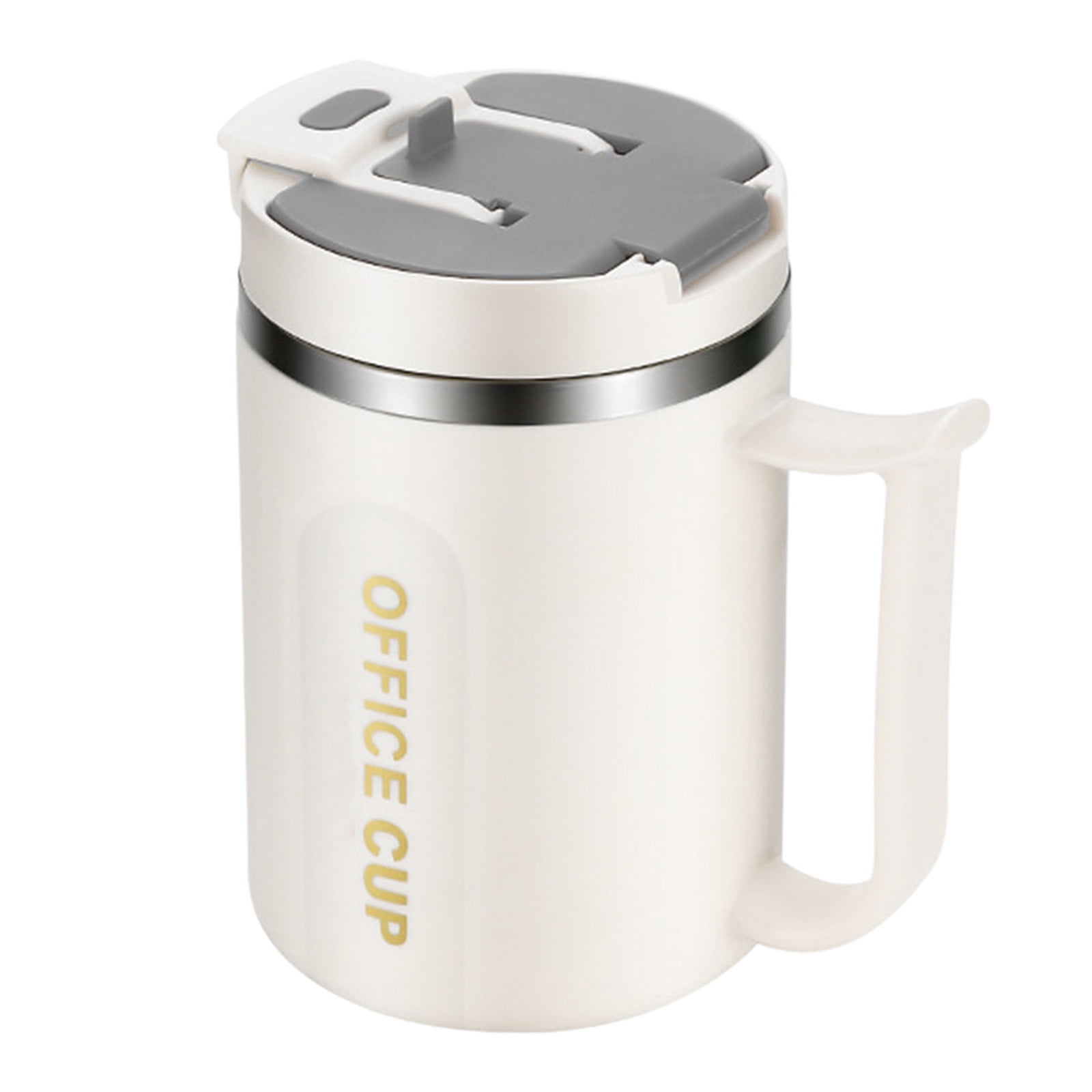 Tyidzon Insulated Coffee Mug, 20oz Stainless Steel Tumbler with Slider Lid Travel Coffee Cups with Handle for Camping Office Home, Blue ZG_#Gray - Image 2