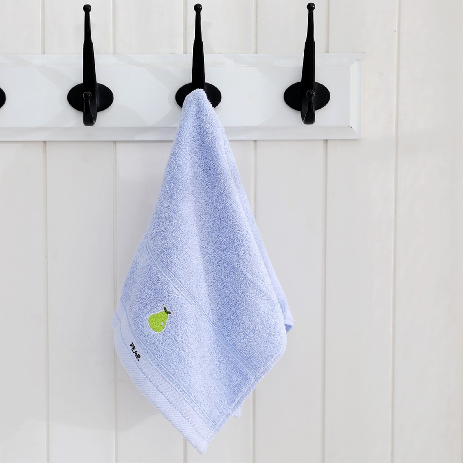 Tyidzon Premium Towels for Kids, Cotton Ultra Soft Hand Towels for Bathroom, Small Lightweight Face Towels for Children Bath(Blue, 10x20