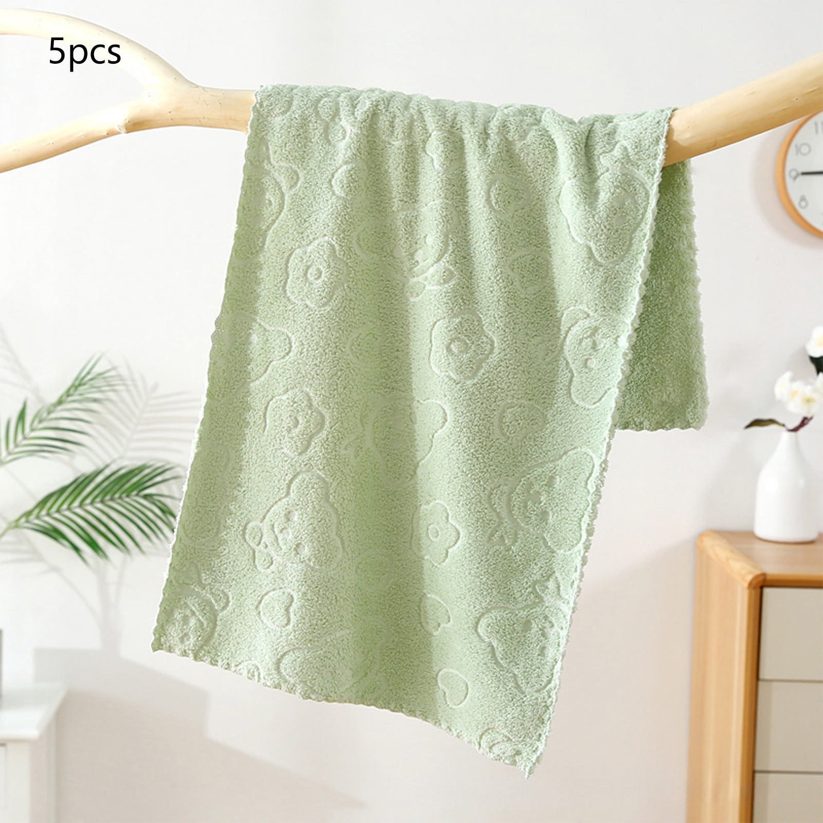 5Pcs Bathroom Hand Towels, 14x30