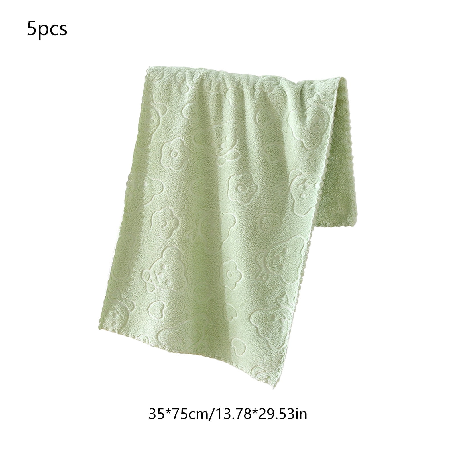 5Pcs Bathroom Hand Towels, 14x30