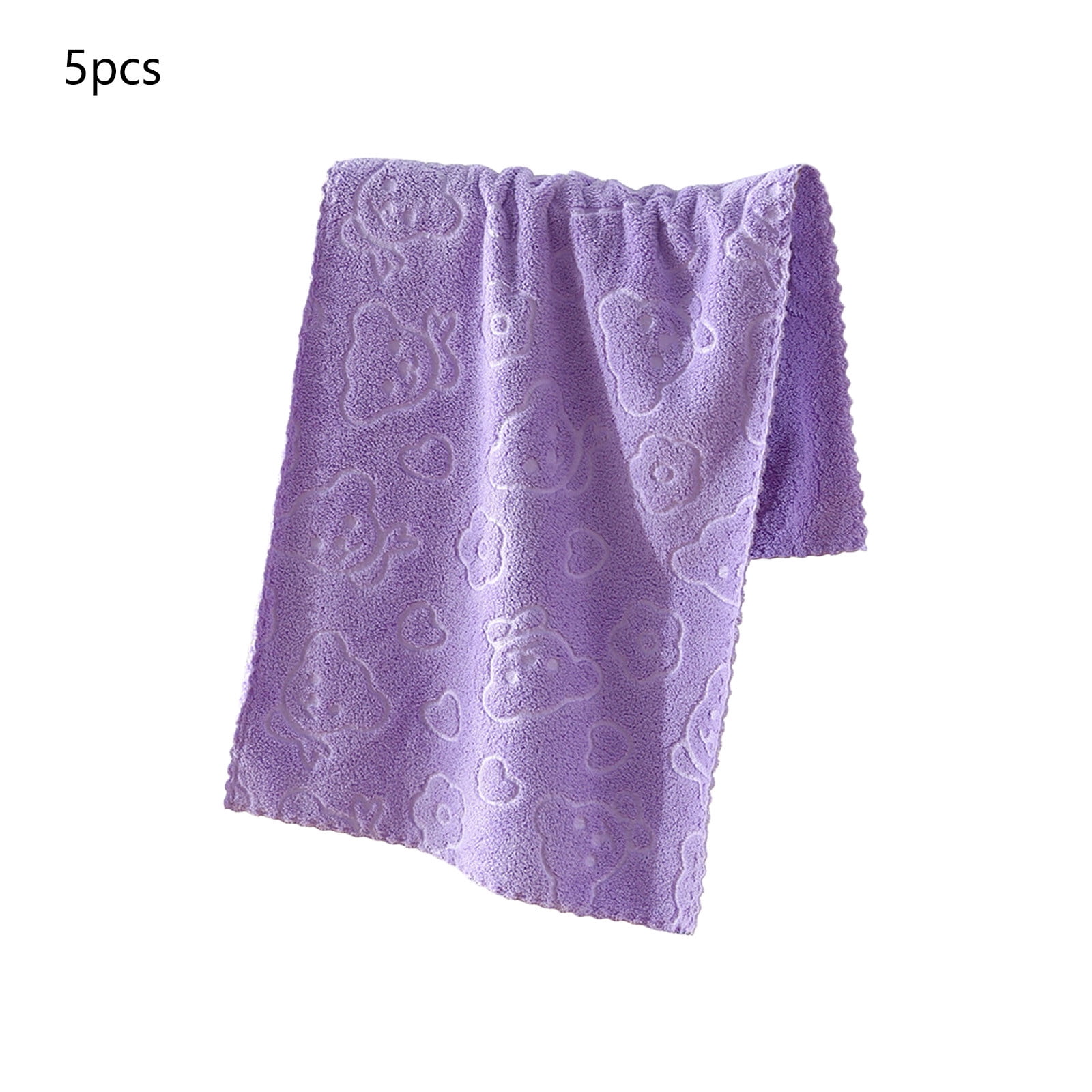 5Pcs Bathroom Hand Towels, 14x30