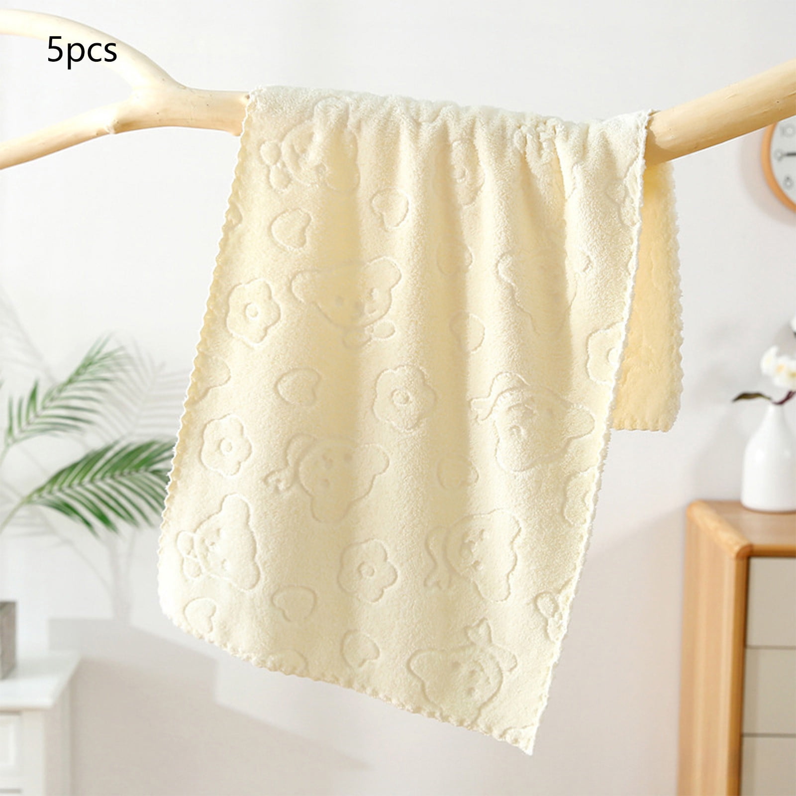 5Pcs Bathroom Hand Towels, 14x30