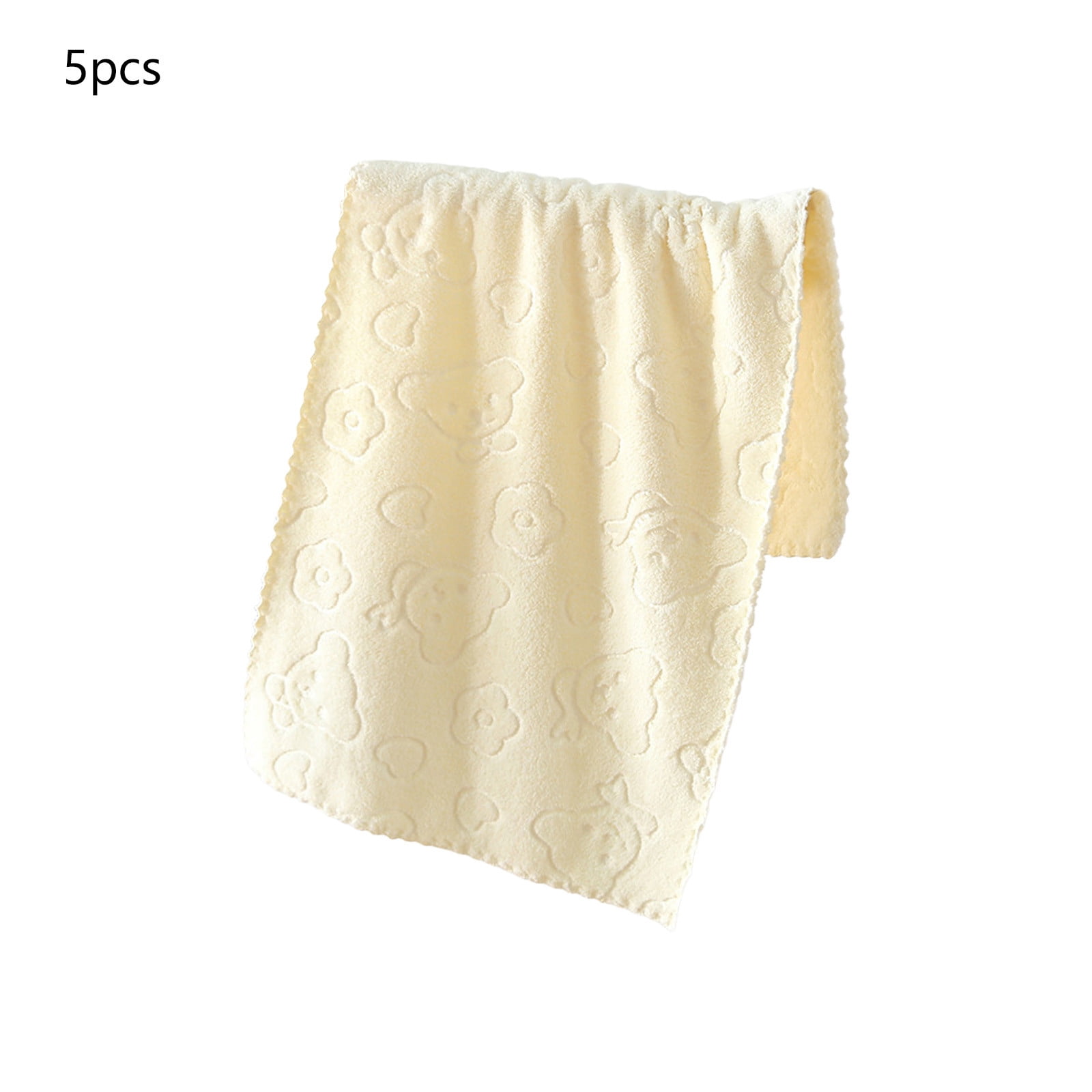 5Pcs Bathroom Hand Towels, 14x30