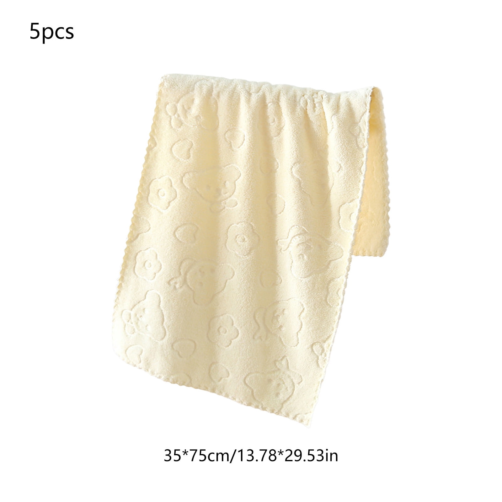 5Pcs Bathroom Hand Towels, 14x30