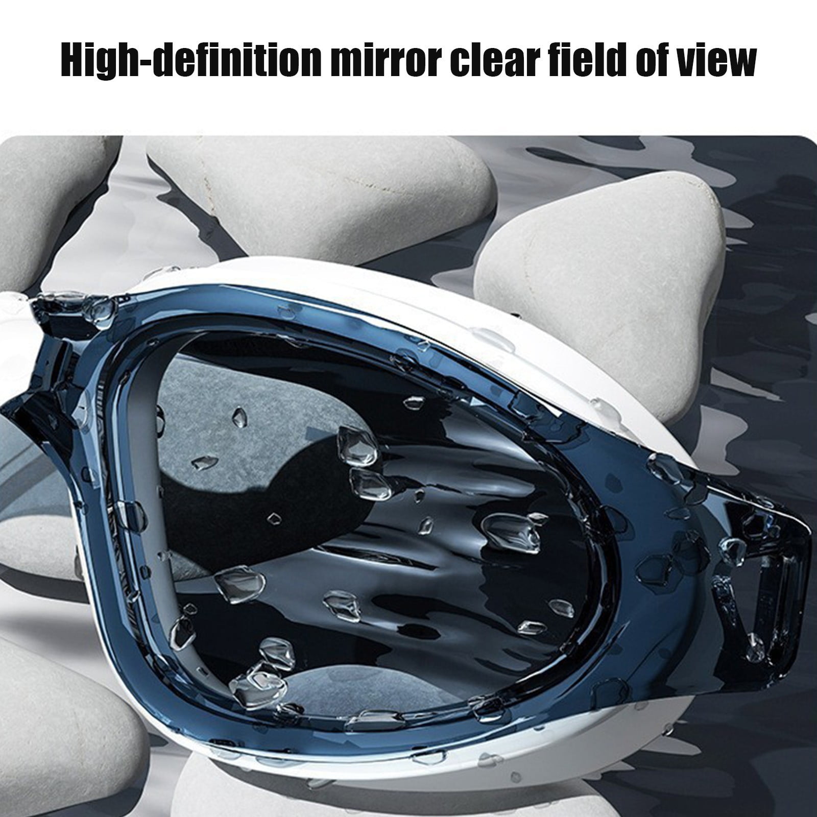 Large Frame Swim Goggles for Adults - Electroplated Anti-Fog HD Myopia Swimming Goggles with Adjustable Nose Cover, Leak-Proof Seal for Men & Women, Pool & Open Water by PALIFEUR 02_HD Vision Swimming Goggles with Nose Cover_B - Image 7