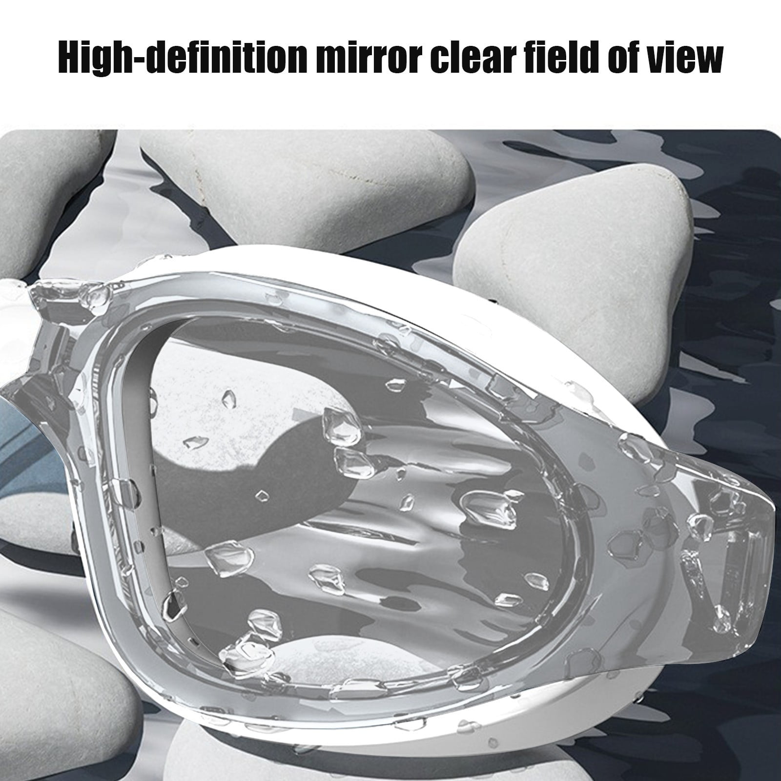 Large Frame Swim Goggles for Adults - Electroplated Anti-Fog HD Myopia Swimming Goggles with Adjustable Nose Cover, Leak-Proof Seal for Men & Women, Pool & Open Water by PALIFEUR 03_Large Frame Pool Goggles Adult_C - Image 5