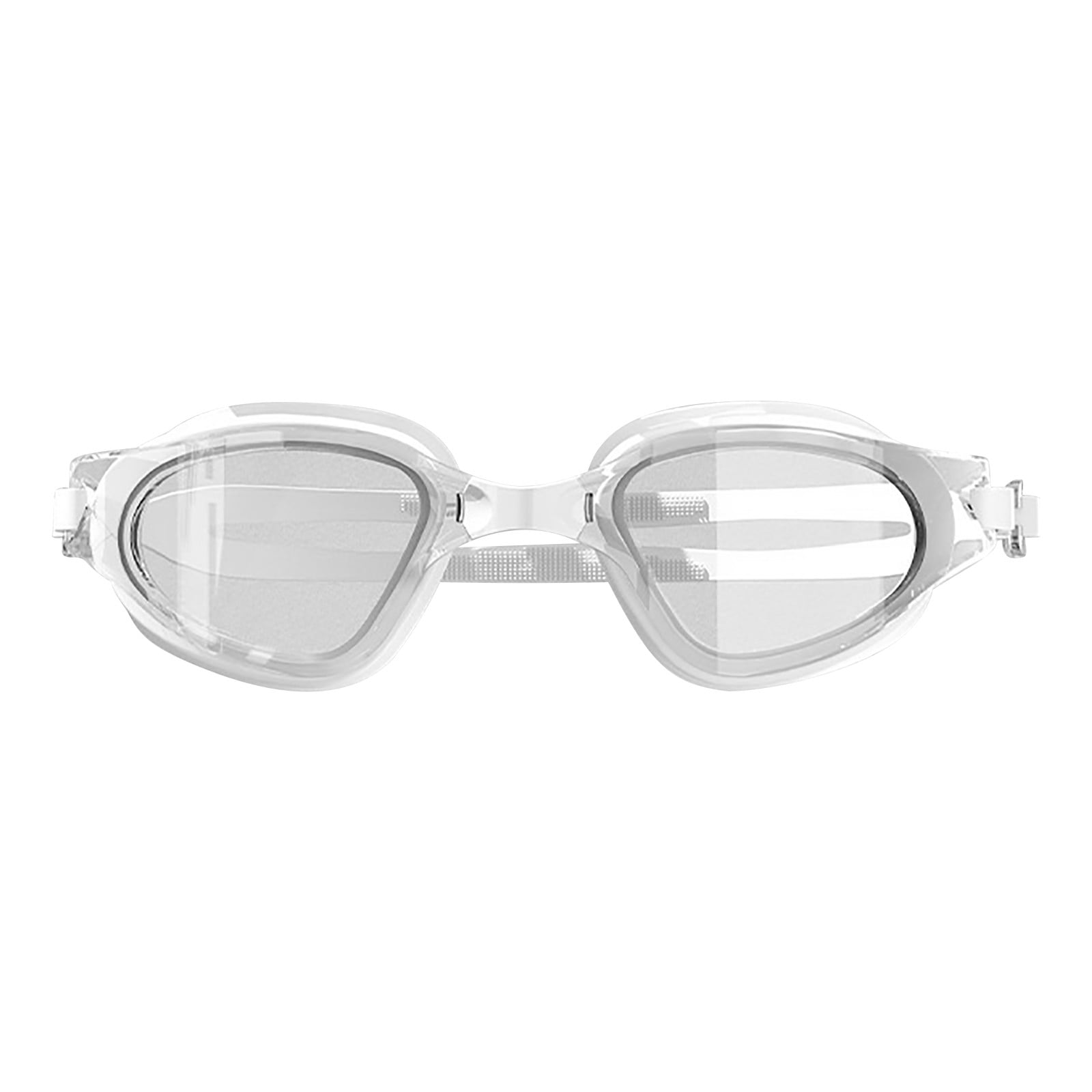 Large Frame Swim Goggles for Adults - Electroplated Anti-Fog HD Myopia Swimming Goggles with Adjustable Nose Cover, Leak-Proof Seal for Men & Women, Pool & Open Water by PALIFEUR 16_Premium Swim Goggles Bundle Set_WH - Image 3