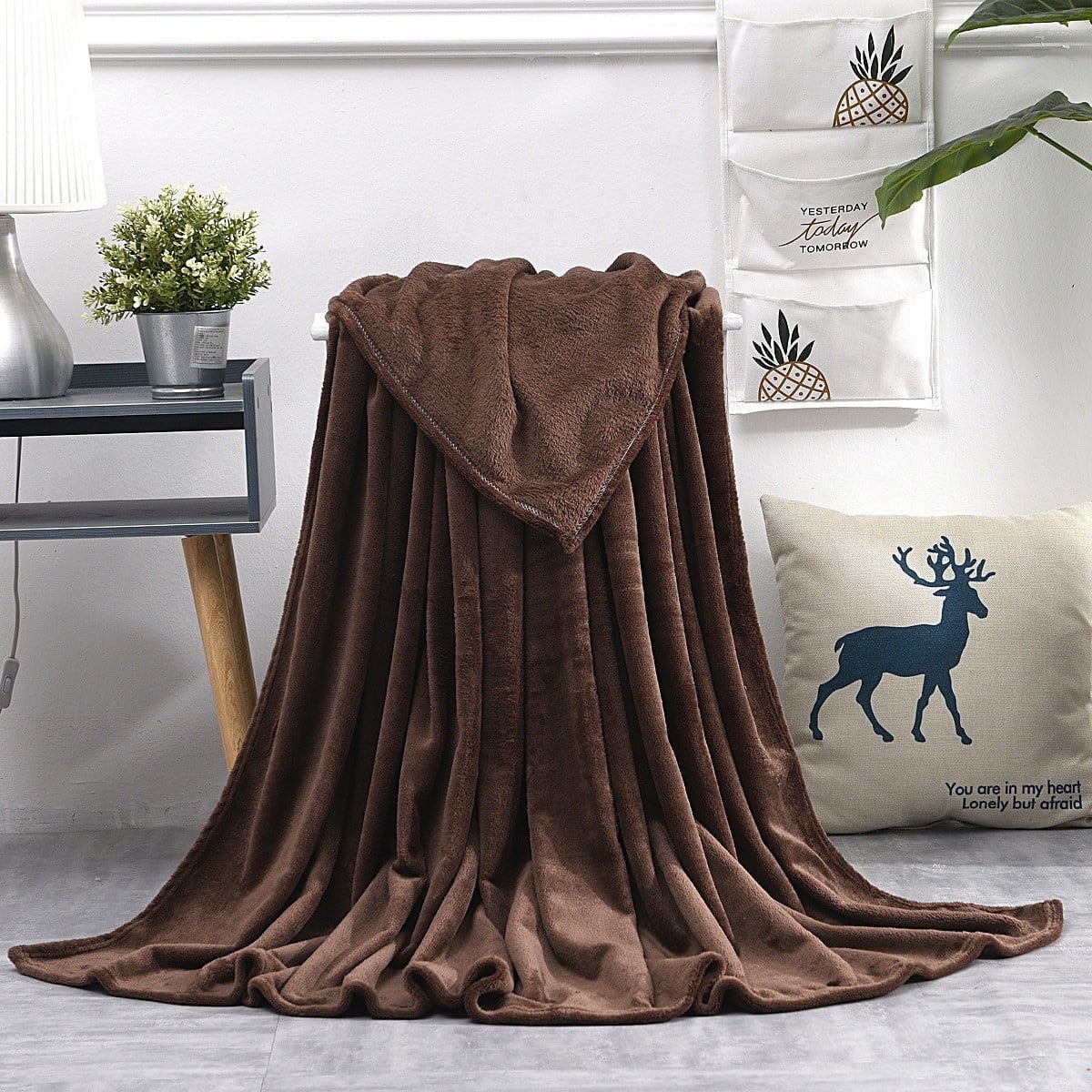 Shldybc Bath Sheets Towels for Adults 19.6x27.5 Inch Super Absorbent Soft Plush Pool Towel, Bath Towel Bath Sheets for Bathroom Pool Beach Coffee#S - Image 1