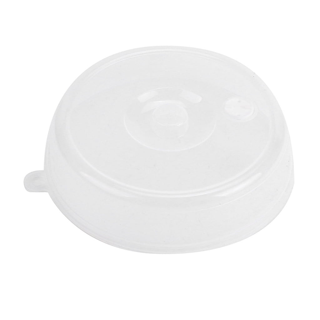 Danhjin 2PCS Microwave Splatter Cover for Food,Clear Like Glass Microwave Splash Guard Cooker lid,Dish bowl Plate Serving Cover with Steam Vent,BPA-Free,Saft - Image 3