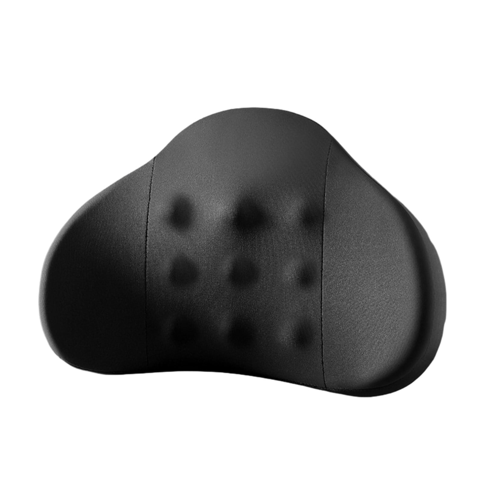 LSLJS Lumbar Cushion Memory Foam Lumbar Support Pillow for Car - Mid/Lower Back Support Cushion - for Car Seat, Office Chair, Car Lumbar Support Cute Car Pandas Lumbar Pillow Car Interior Supplies A-Dark Gray - Image 2