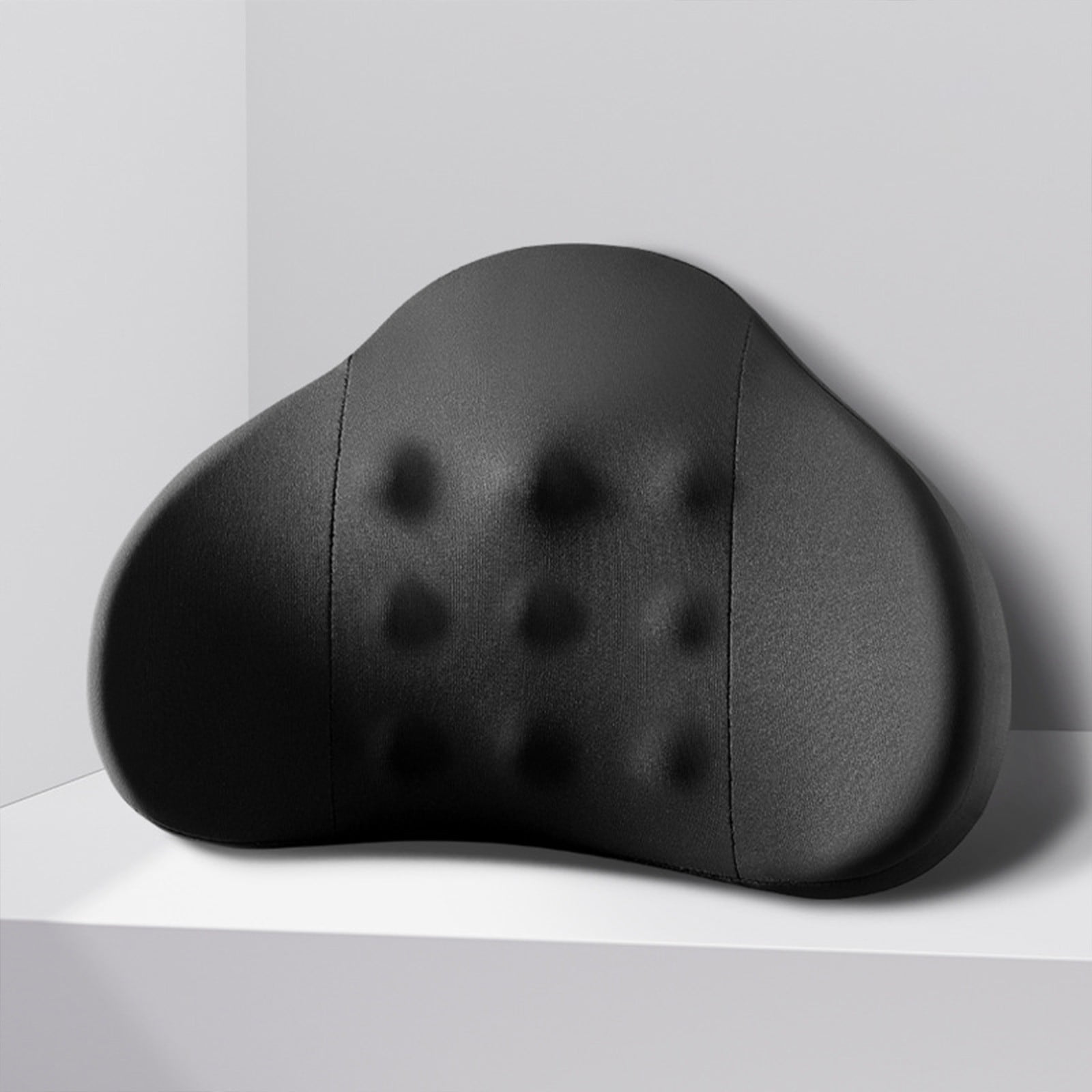 LSLJS Lumbar Cushion Memory Foam Lumbar Support Pillow for Car - Mid/Lower Back Support Cushion - for Car Seat, Office Chair, Car Lumbar Support Cute Car Pandas Lumbar Pillow Car Interior Supplies A-Dark Gray - Image 8