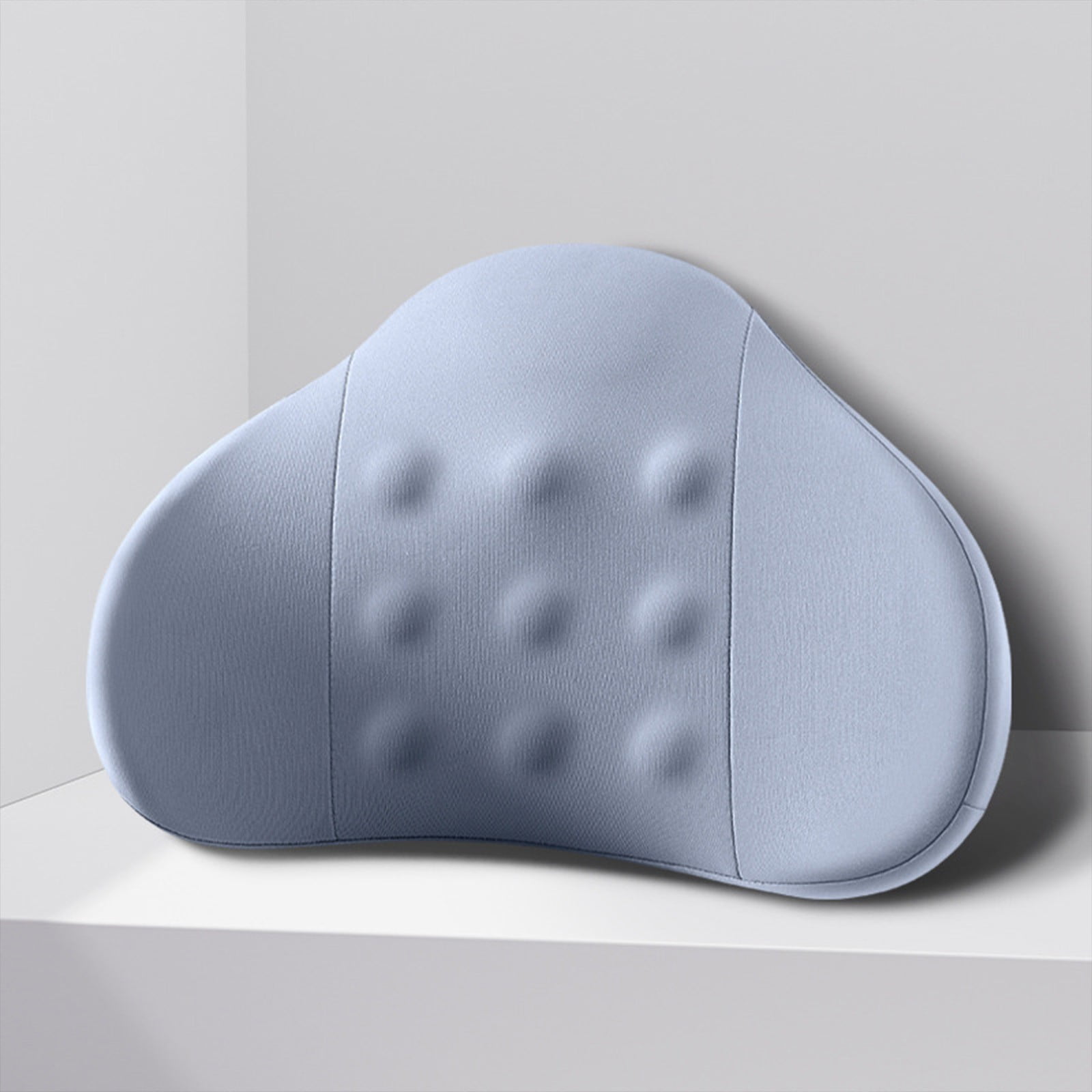 LSLJS Lumbar Cushion Memory Foam Lumbar Support Pillow for Car - Mid/Lower Back Support Cushion - for Car Seat, Office Chair, Car Lumbar Support Cute Car Pandas Lumbar Pillow Car Interior Supplies A-Light Blue - Image 8