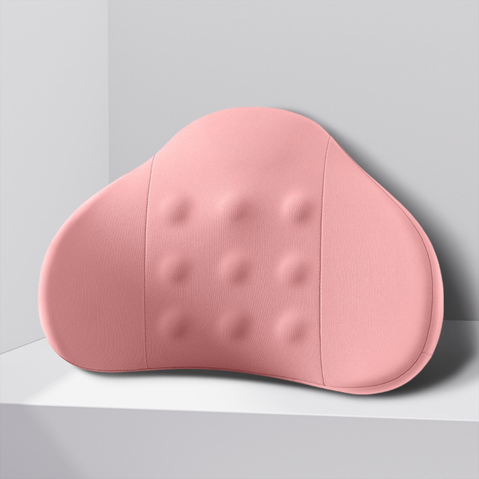 LSLJS Lumbar Cushion Memory Foam Lumbar Support Pillow for Car - Mid/Lower Back Support Cushion - for Car Seat, Office Chair, Car Lumbar Support Cute Car Pandas Lumbar Pillow Car Interior Supplies A-Pink - Image 8