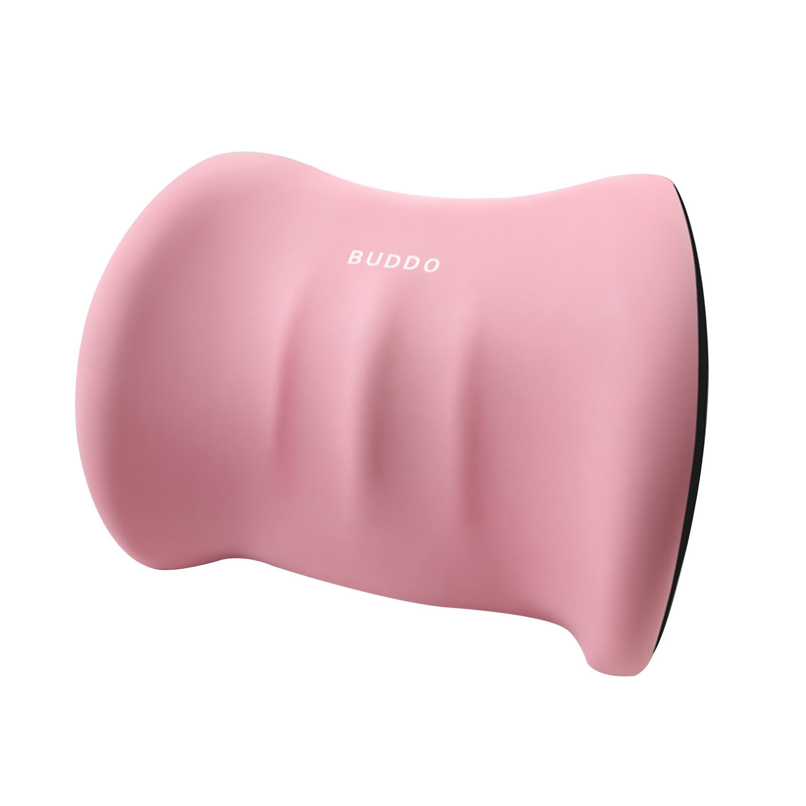 LSLJS Lumbar Cushion Memory Foam Lumbar Support Pillow for Car - Mid/Lower Back Support Cushion - for Car Seat, Office Chair, Car Lumbar Support Cute Car Pandas Lumbar Pillow Car Interior Supplies B-Pink - Image 2