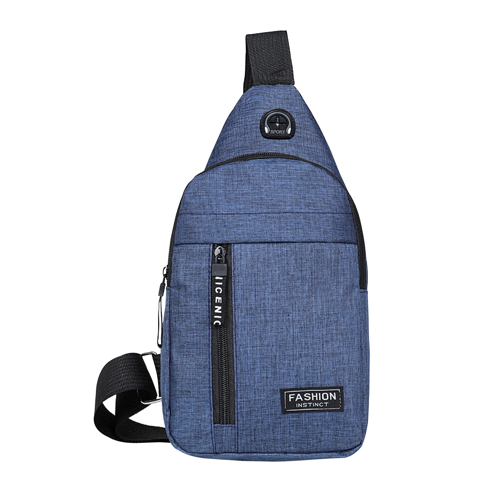 Suncoda Sling Bag for Women, Crossbody Sling Backpack Small Sling Bag Multipurpose Crossbody Shoulder Bag Travel Hiking Backpack, Sling Bag for Men #2-Blue - Image 2