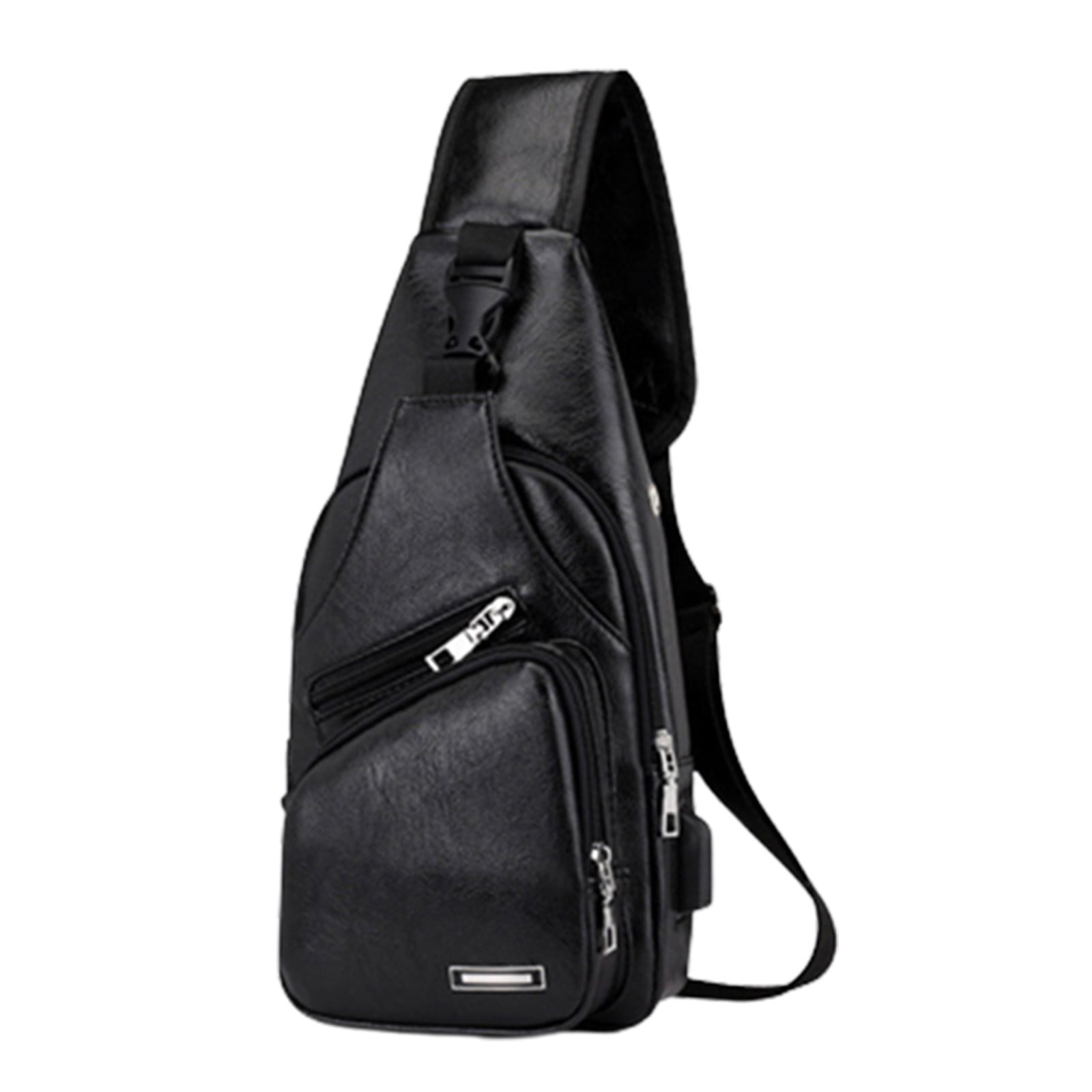 Suncoda Sling Bag for Women, Crossbody Sling Backpack Small Sling Bag Multipurpose Crossbody Shoulder Bag Travel Hiking Backpack, Sling Bag for Men #3-Black - Image 2