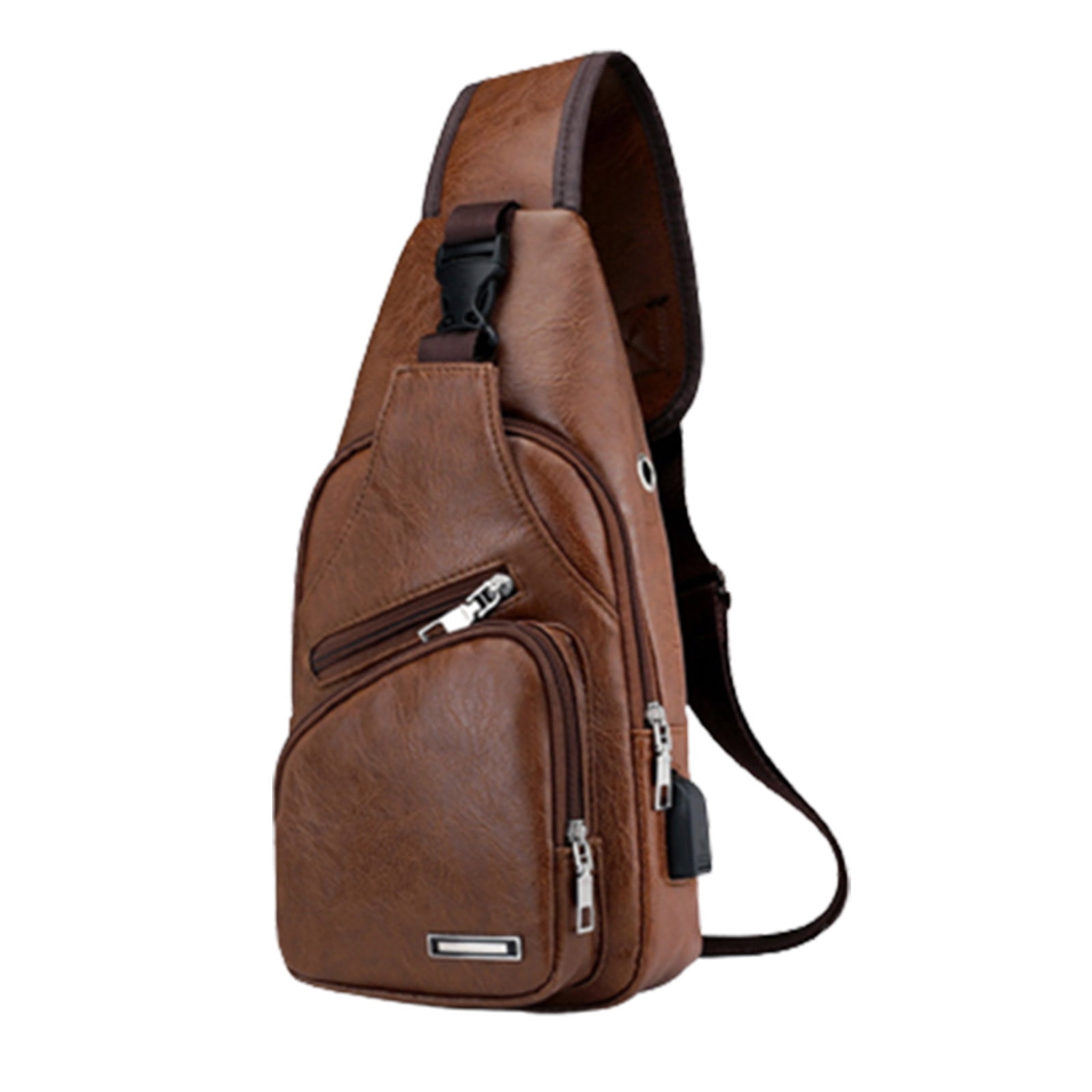 Suncoda Sling Bag for Women, Crossbody Sling Backpack Small Sling Bag Multipurpose Crossbody Shoulder Bag Travel Hiking Backpack, Sling Bag for Men #3-Khaki - Image 2