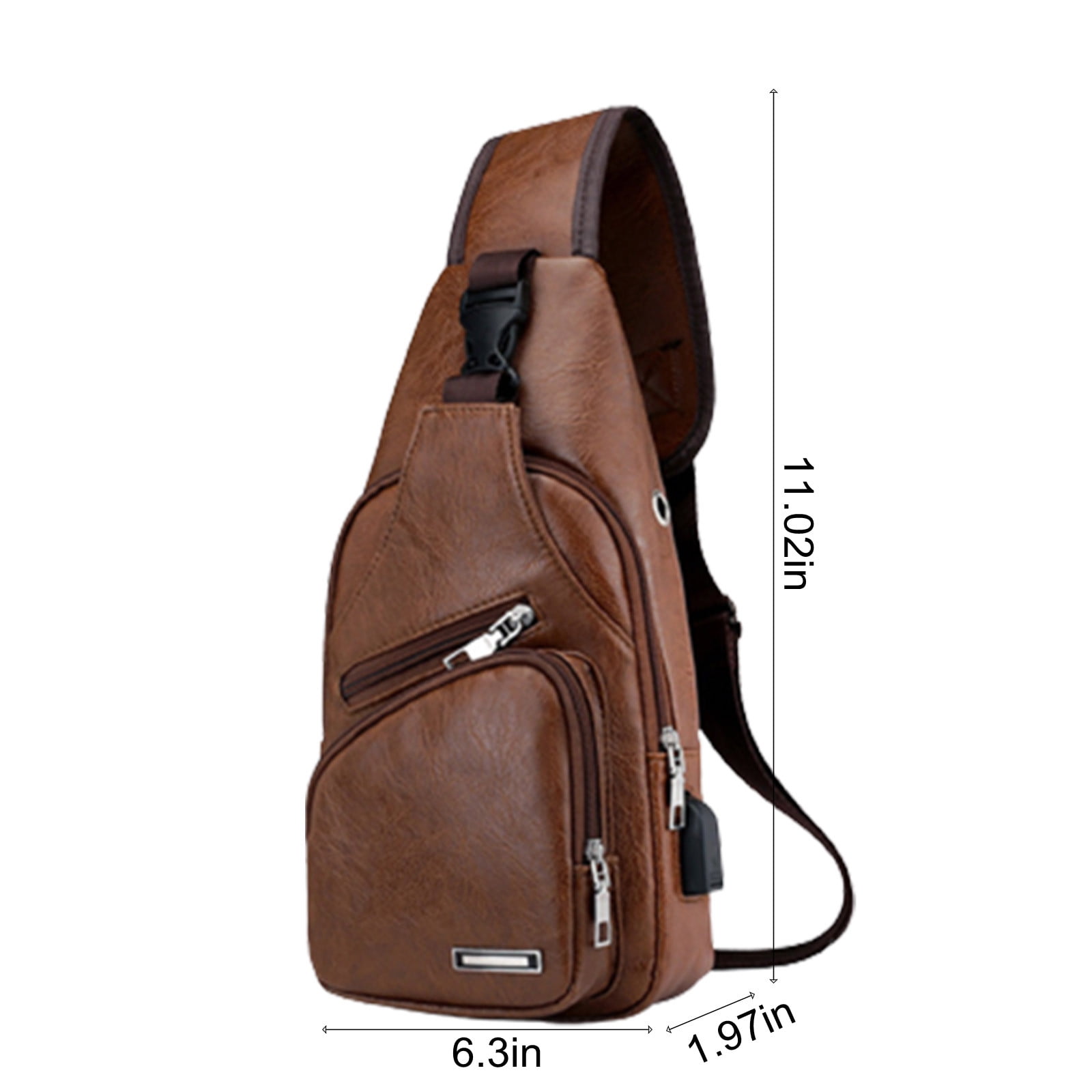 Suncoda Sling Bag for Women, Crossbody Sling Backpack Small Sling Bag Multipurpose Crossbody Shoulder Bag Travel Hiking Backpack, Sling Bag for Men #3-Khaki - Image 3