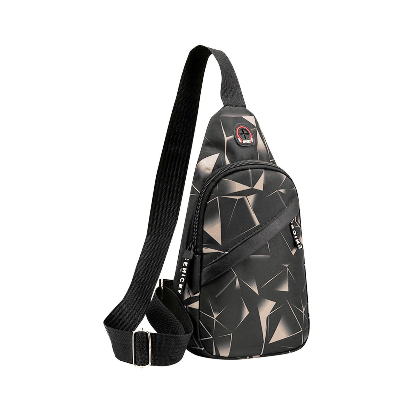 Suncoda Sling Bag for Women, Crossbody Sling Backpack Small Sling Bag Multipurpose Crossbody Shoulder Bag Travel Hiking Backpack, Sling Bag for Men #4-Coffee - Image 1