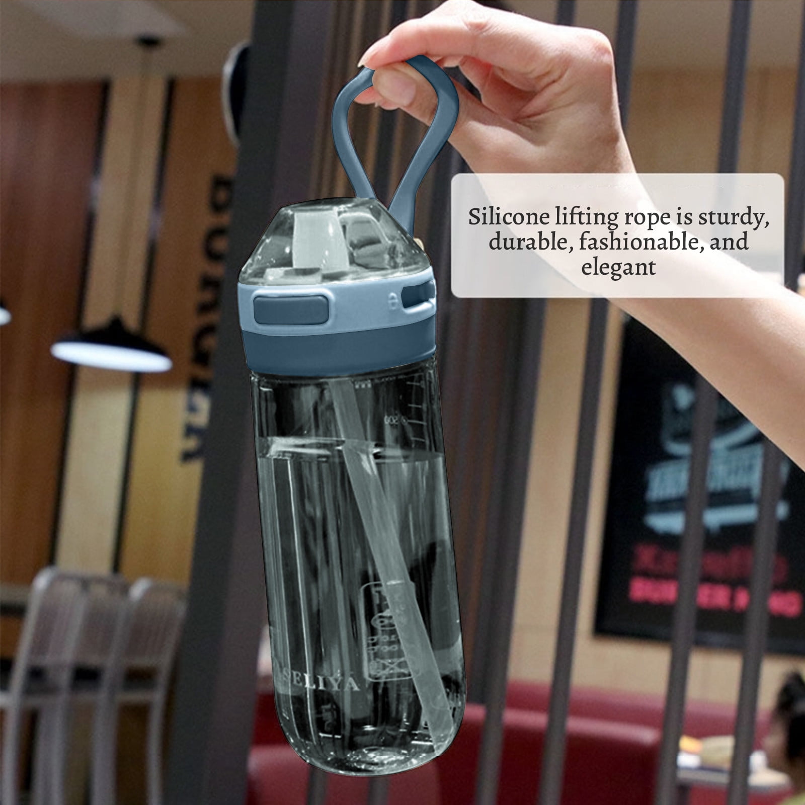 Tyidzon Straw Water Bottle, Water Bottle Cup for Kids/Toddlers Ages 3+ Spill Proof Leak Proof, Water Bottles Great for School Sports Daycare & Camp Green - Image 4