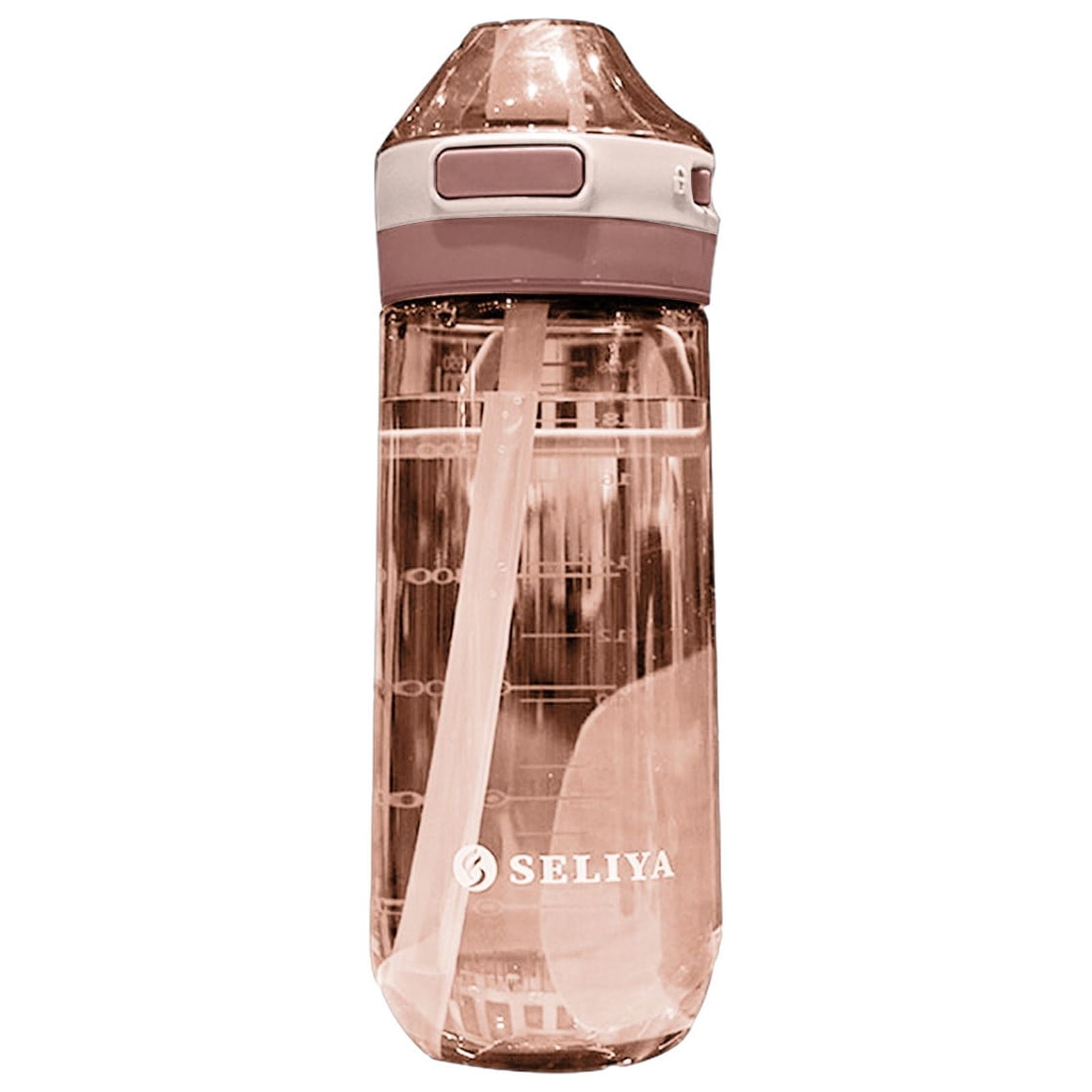 Tyidzon Straw Water Bottle, Water Bottle Cup for Kids/Toddlers Ages 3+ Spill Proof Leak Proof, Water Bottles Great for School Sports Daycare & Camp Pink - Image 2