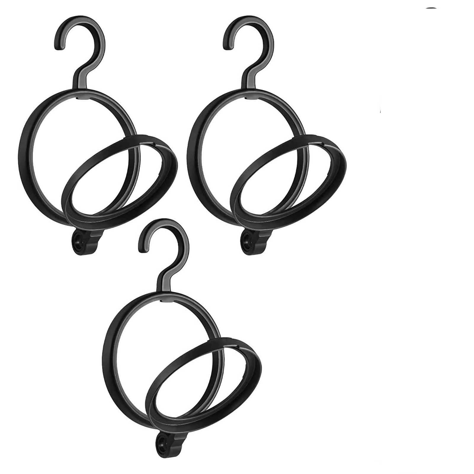 JWDX Hangs Clearance! Bobasndm Hanging Wig Stand Premium Wig Hanger for Multiple Wigs for Display Storage Styling Portable Wig Stands Keep The Wig & Perfect 3 Pack Clearance Sale Black - Image 1