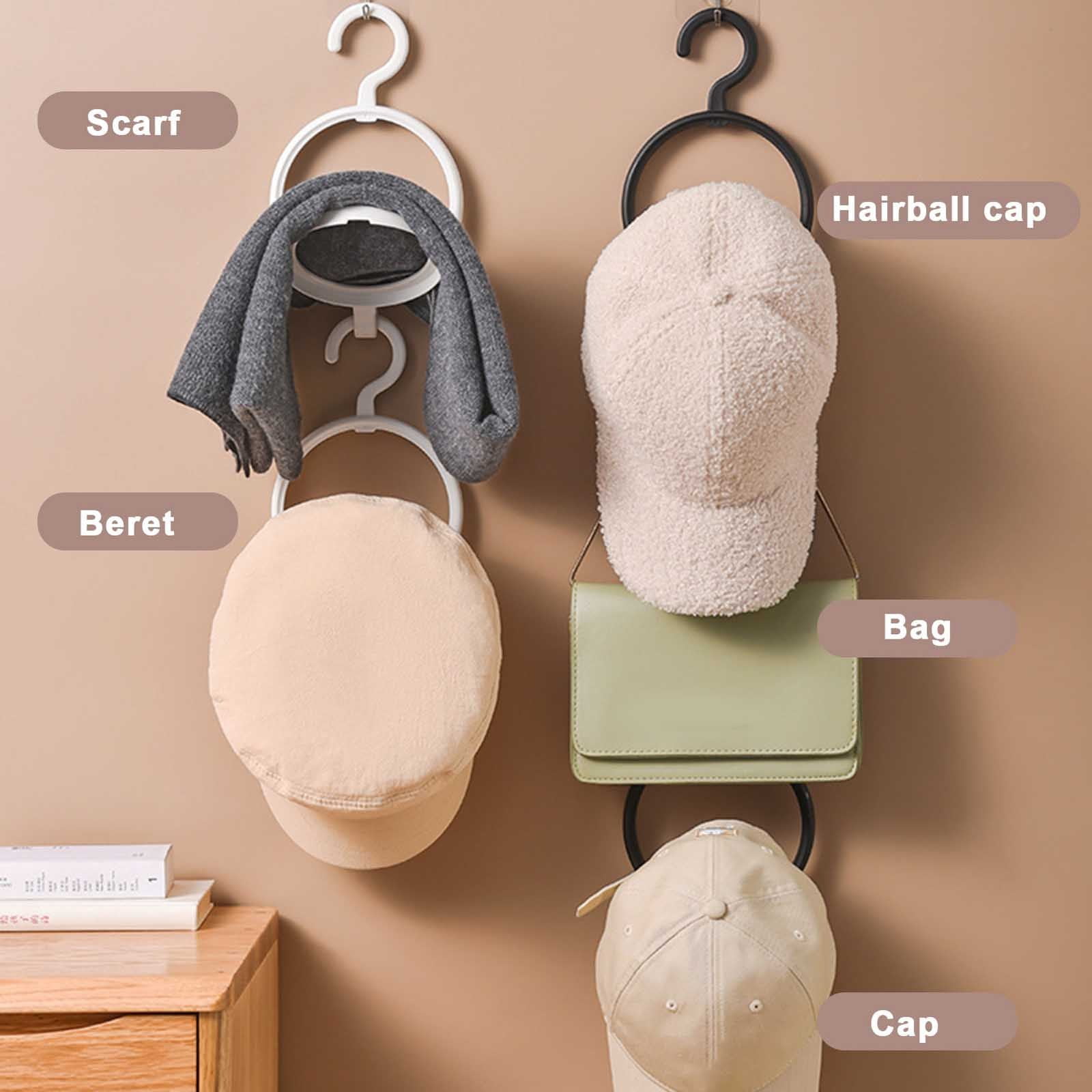 JWDX Hangs Clearance! Bobasndm Hanging Wig Stand Premium Wig Hanger for Multiple Wigs for Display Storage Styling Portable Wig Stands Keep The Wig & Perfect 3 Pack Clearance Sale Black - Image 6