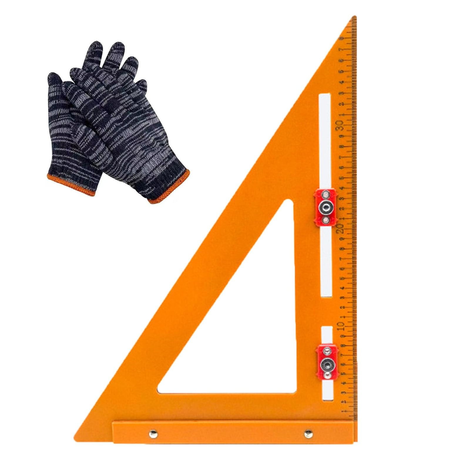 Clearance Back to School Supplies! JWDX Right Angle Ruler Punching Positioning Triangle Ruler B, for Dormitories, Apartments, Shared Spaces and Study Areas (Include: 1*Triangle Ruler) Clearance Sale B - Image 4