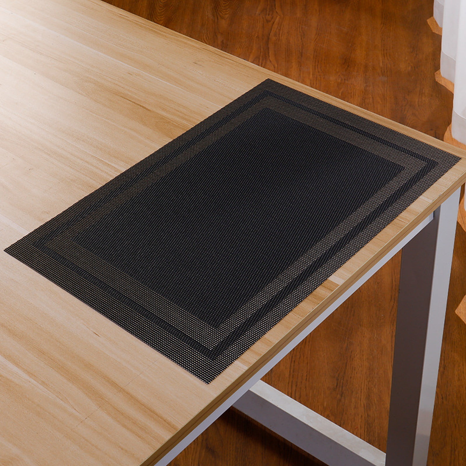 JWDX Placemat Clearance, Elegant Placemats Placemats Stain Pvc Table Mats Woven Vinyl Placemats Placemats for Dining Table DA - Image 2