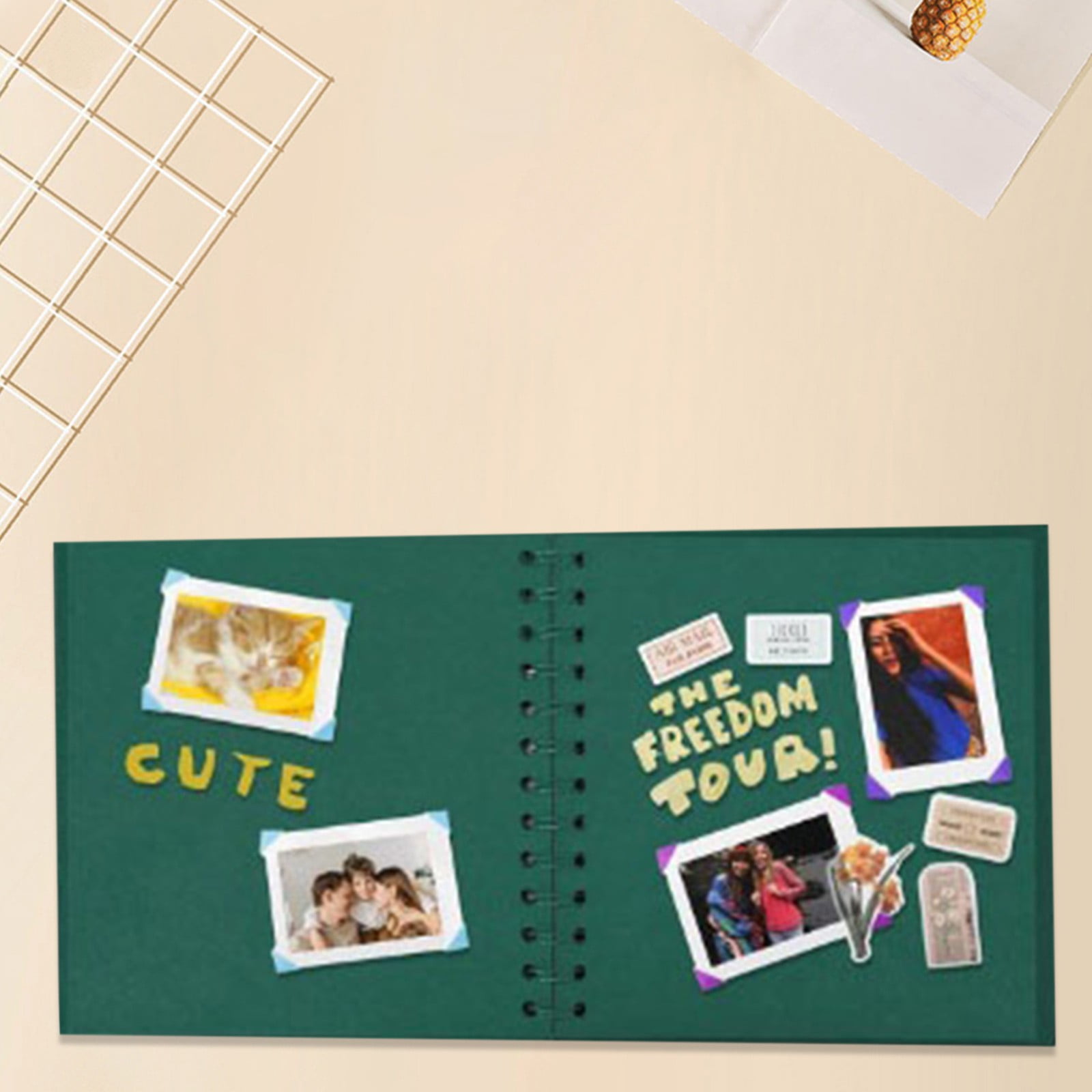 Greeting Card Clearance! JWDX (Green) Diy Wedding Baby Scrapbook Album, Create Your Own Diy Wedding and Baby Scrapbook Photo Albums The Perfect Way To Remember The Beautiful Moments! B - Image 2