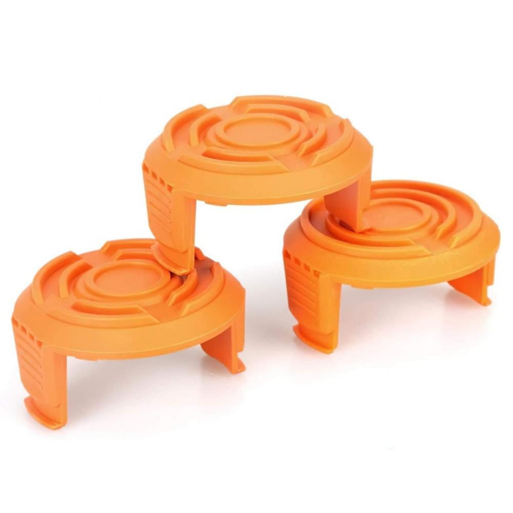 Spool Cap Cover for Worx,Trimmer Replacement Spool Cap Covers for Worx,Suitable for Worx Weed Eater (3 Pack) - Image 1