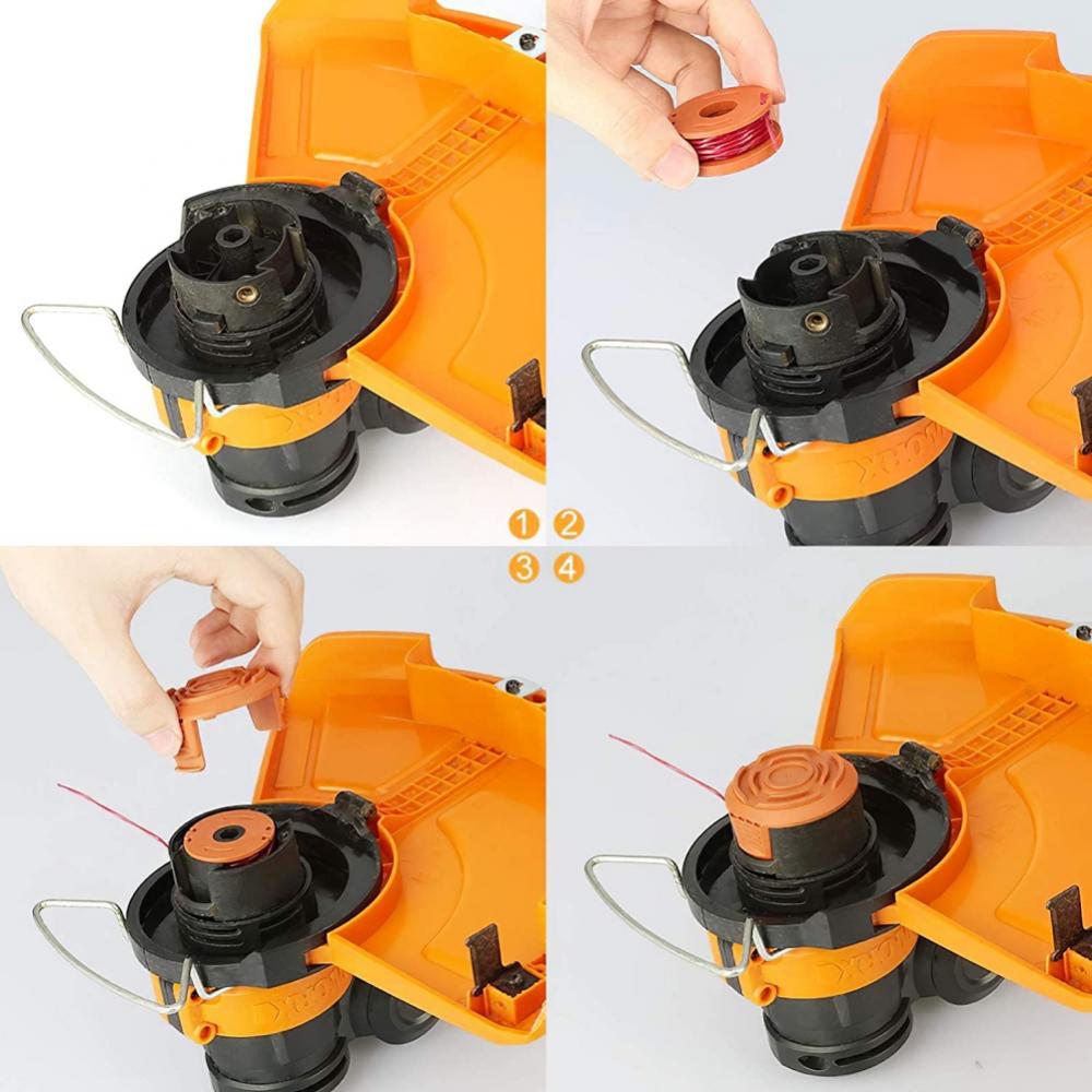Spool Cap Cover for Worx,Trimmer Replacement Spool Cap Covers for Worx,Suitable for Worx Weed Eater (3 Pack) - Image 5
