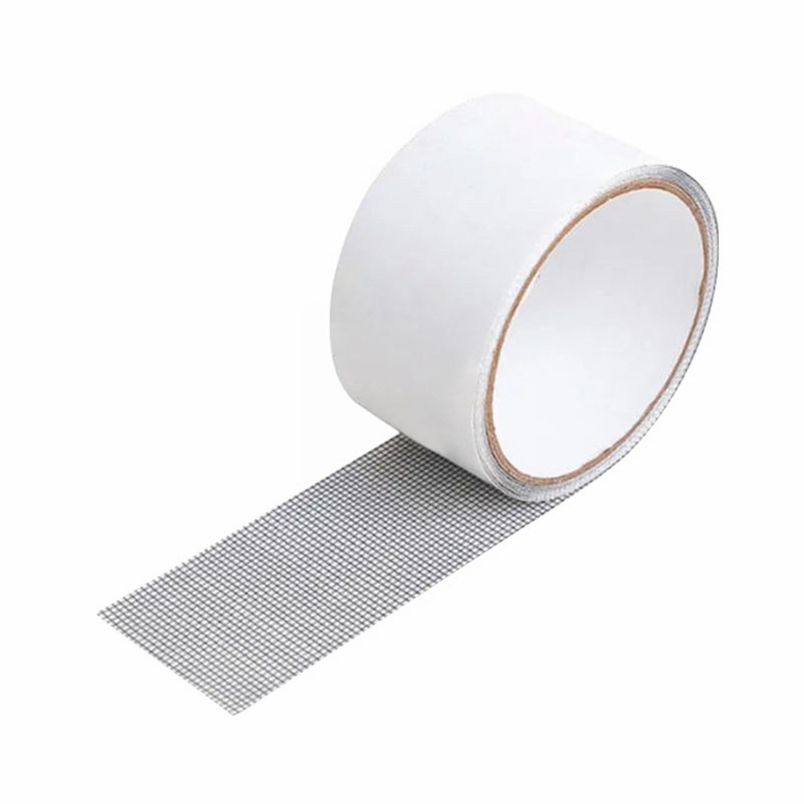 JWDX Screen Window Repair Clearance! Screen Window Repair Patch Film Black, Window Screen Kit Tape 2 X 70' Strong Adhesive Fiberglass Covering Mesh Tape for Covering Window Door Tears Holes Grey - Image 1