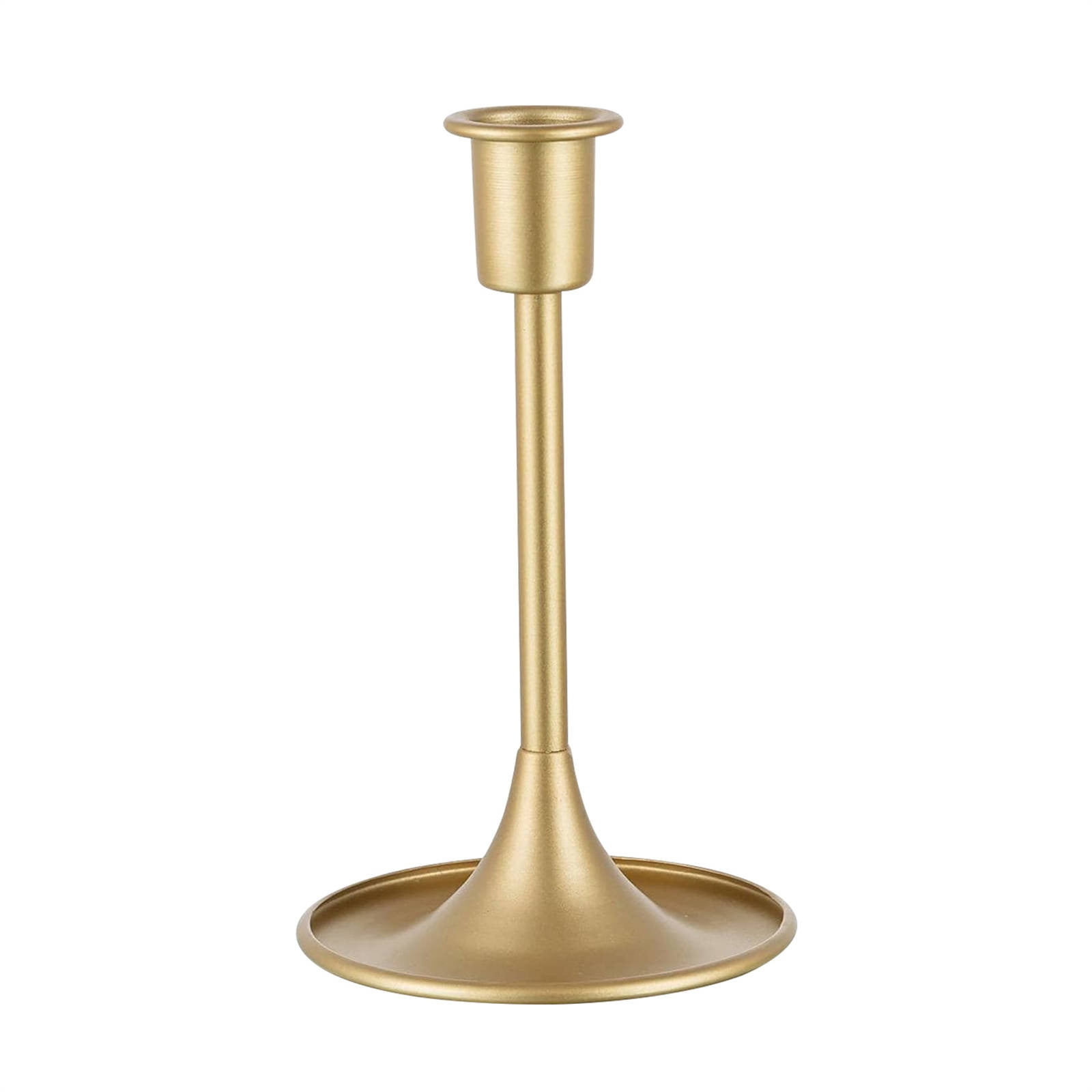 JWDX Candlestick, European Style Candle Holder Ornaments, Candlestick Holders Taper Candle Holders Stick Candle Holder for Table Centerpiece Wedding Reception Festive Christmas Mantel Decoration Z8-A - Image 1