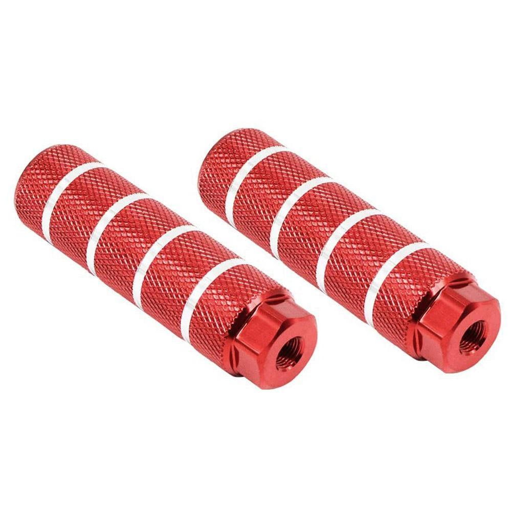 1 Pair MTB BMX Bike Alloy Foot Stunt Pegs Footrest V4V7 Cylinder Lever Grip K7E3 - Image 8