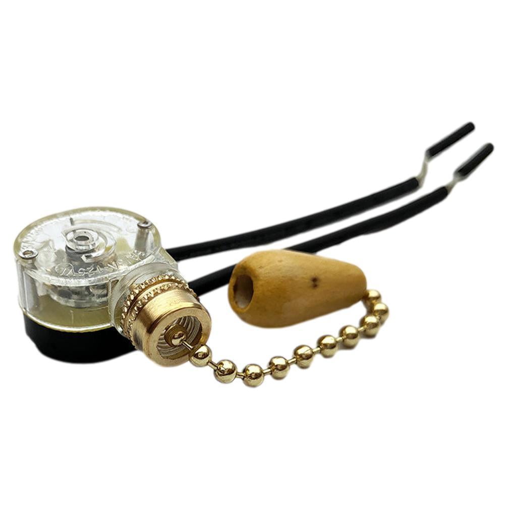 2pcs Universal Ceiling Fan Wall Light Replacement Pull Chain Cord Switch Control M5B2 - Image 8