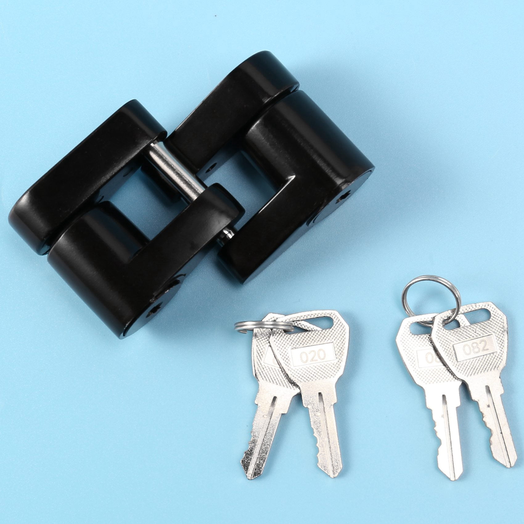2 Set Trailer Hitch Coupler Lock Trailer Coupler Padlock 1/4 Inch Hitch Pin 3/4 Coupler Span for Truck Trailer RV Boat - Image 7