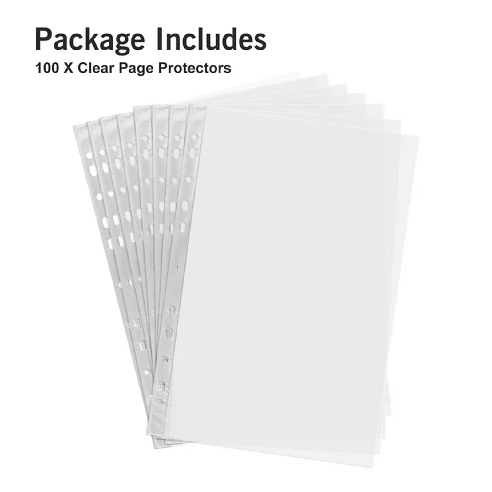JWDX Document Bag Clearance, Material Bag, 100Pcs Sheet Protectors 9 X 12 Heavy Duty Clear Sheet Protectors Page Protectors Plastic Sleeves for Plastic Document Protectors Letter Paper Clear - Image 8